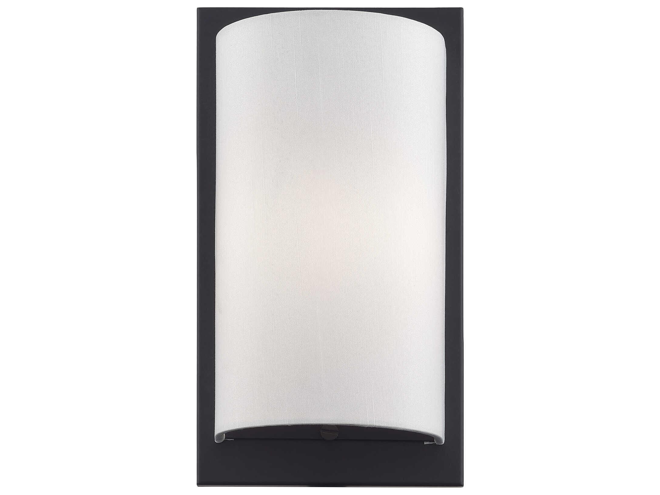 Livex Lighting Brenton 1-Light Black Wall Sconce