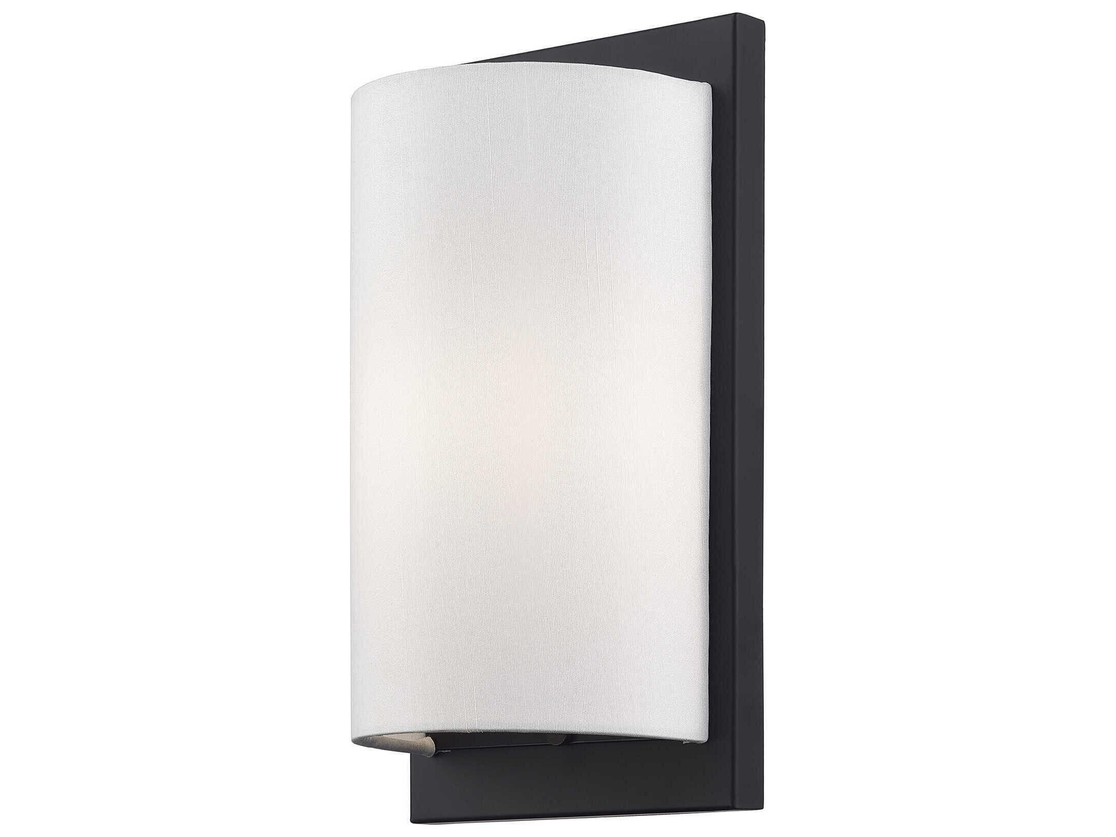 Livex Lighting Brenton 1-Light Black Wall Sconce