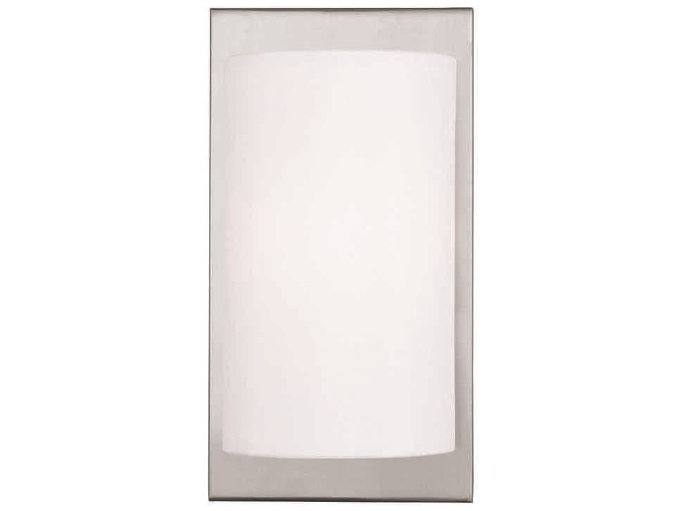 Livex Lighting Meridian 1-Light Brushed Nickel Wall Sconce