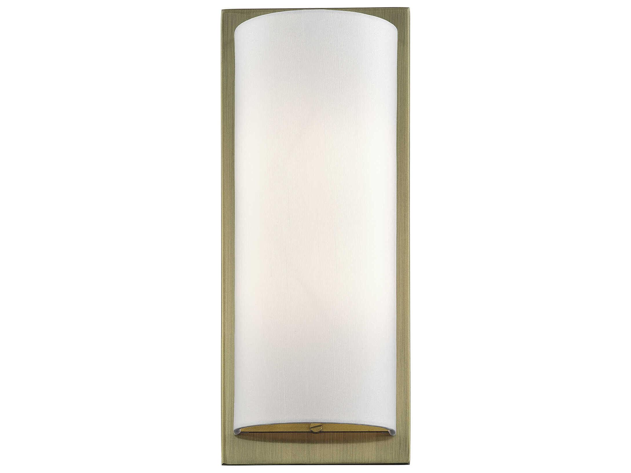 Livex Lighting Brenton 2-Light Antique Brass Wall Sconce