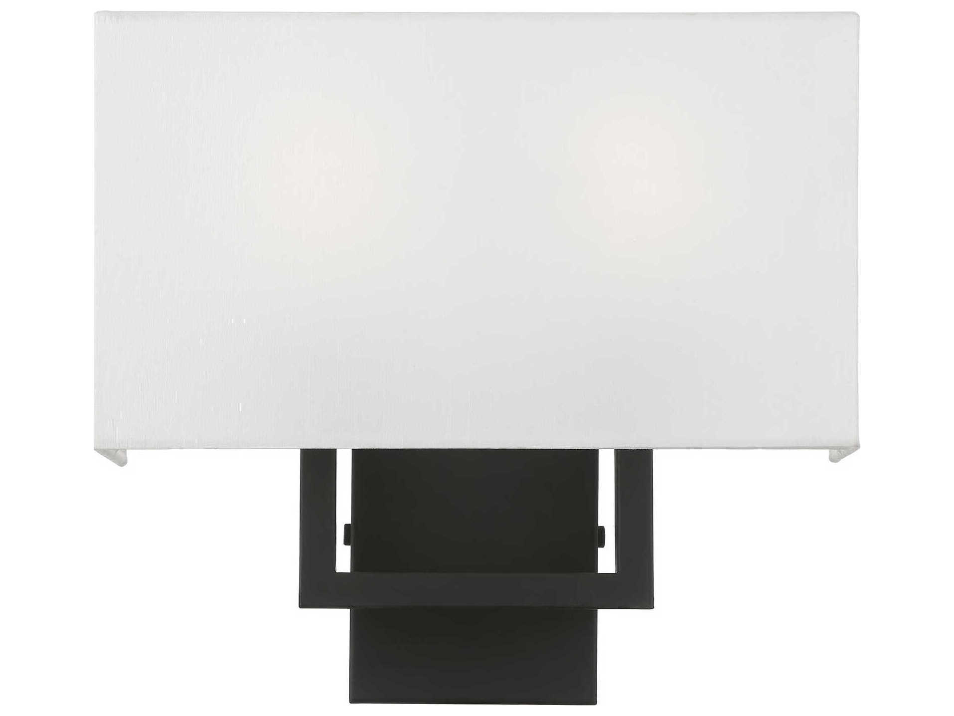 Livex Lighting Pierson 2-Light Black Wall Sconce