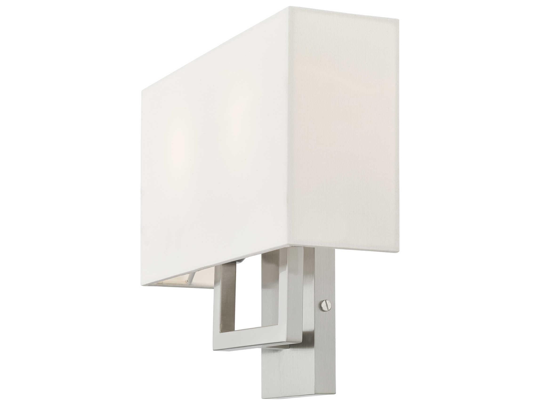 Livex Lighting Pierson 2-Light Brushed Nickel Wall Sconce