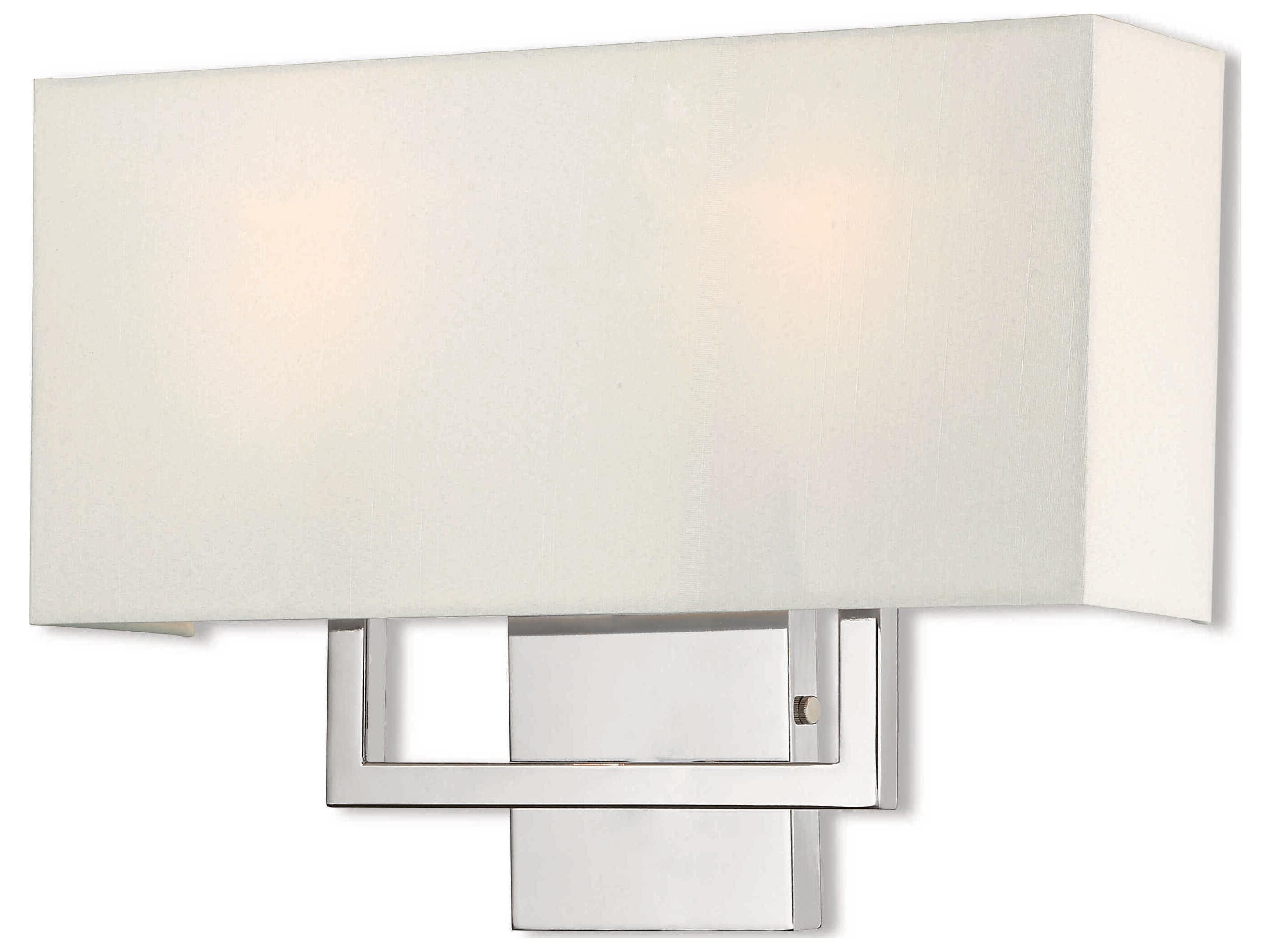 Livex Lighting Pierson 2-Light Polished Chrome Wall Sconce