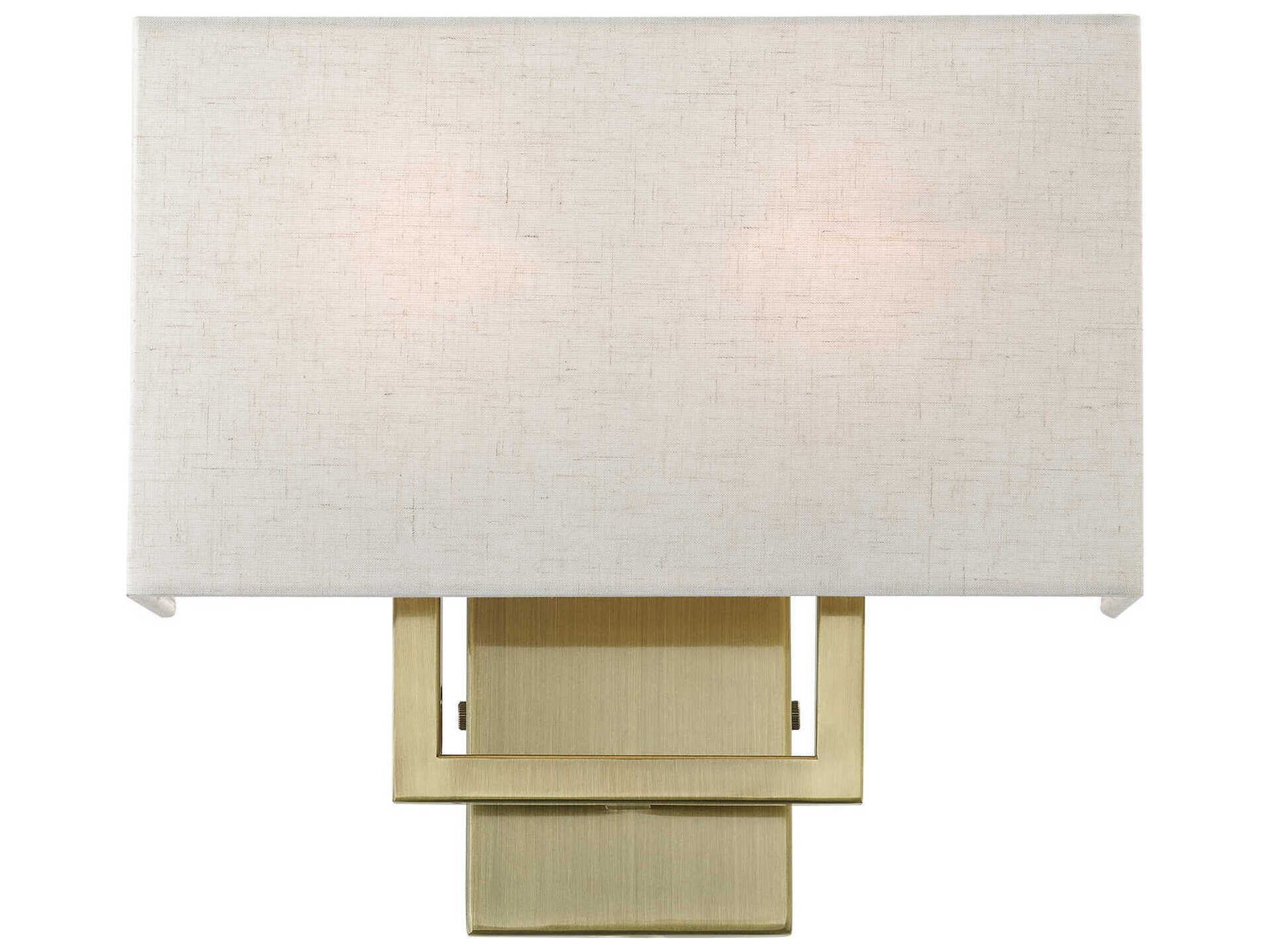 Livex Lighting Pierson 2-Light Antique Brass Wall Sconce