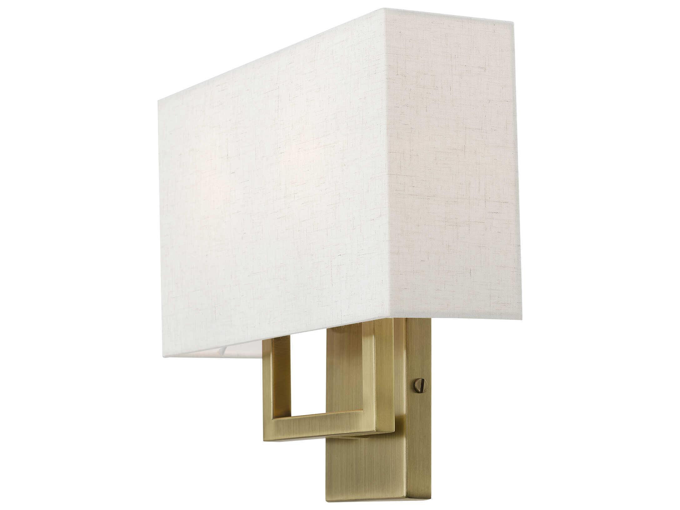 Livex Lighting Pierson 2-Light Antique Brass Wall Sconce