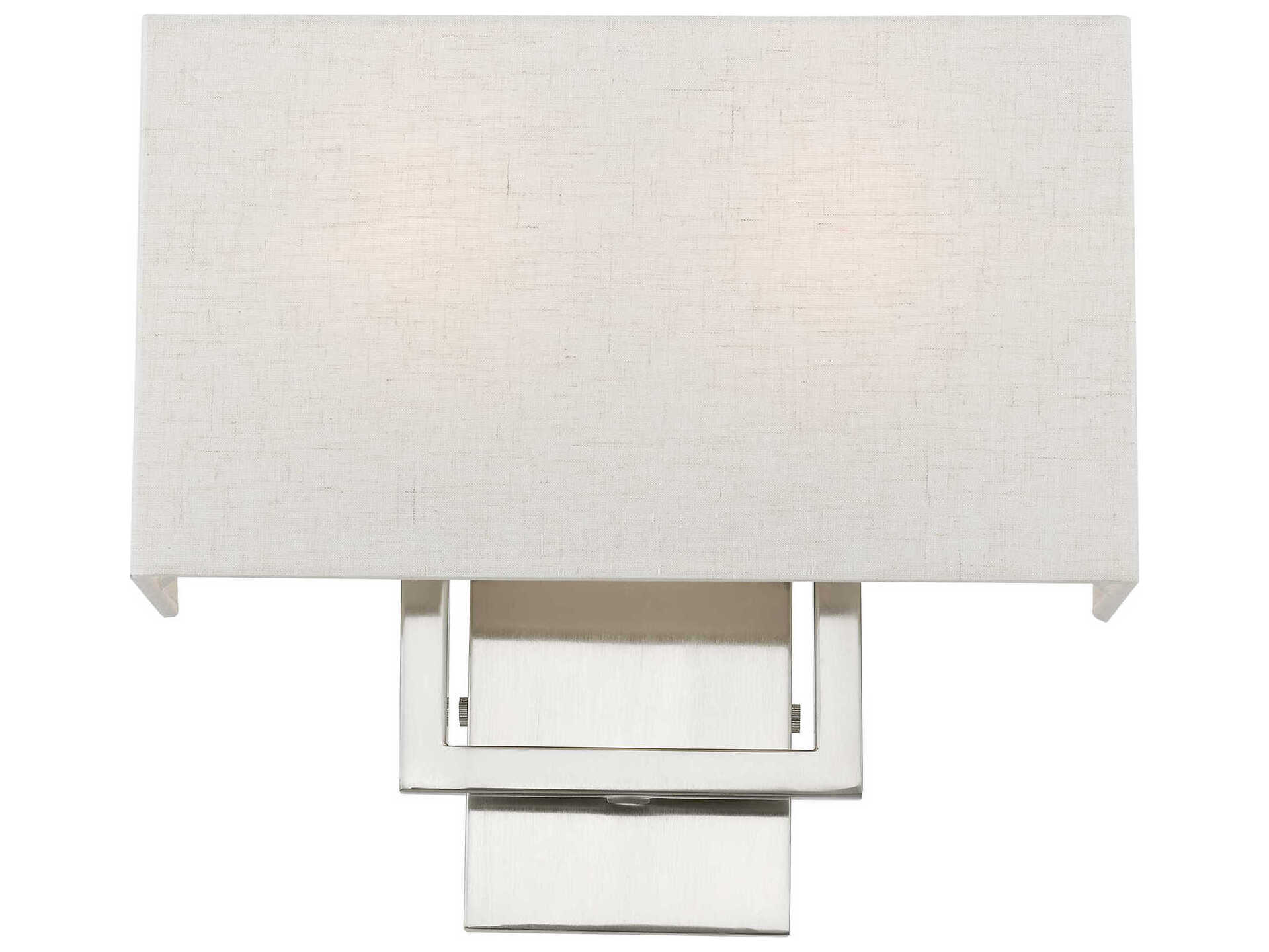 Livex Lighting Pierson 2-Light Brushed Nickel Wall Sconce