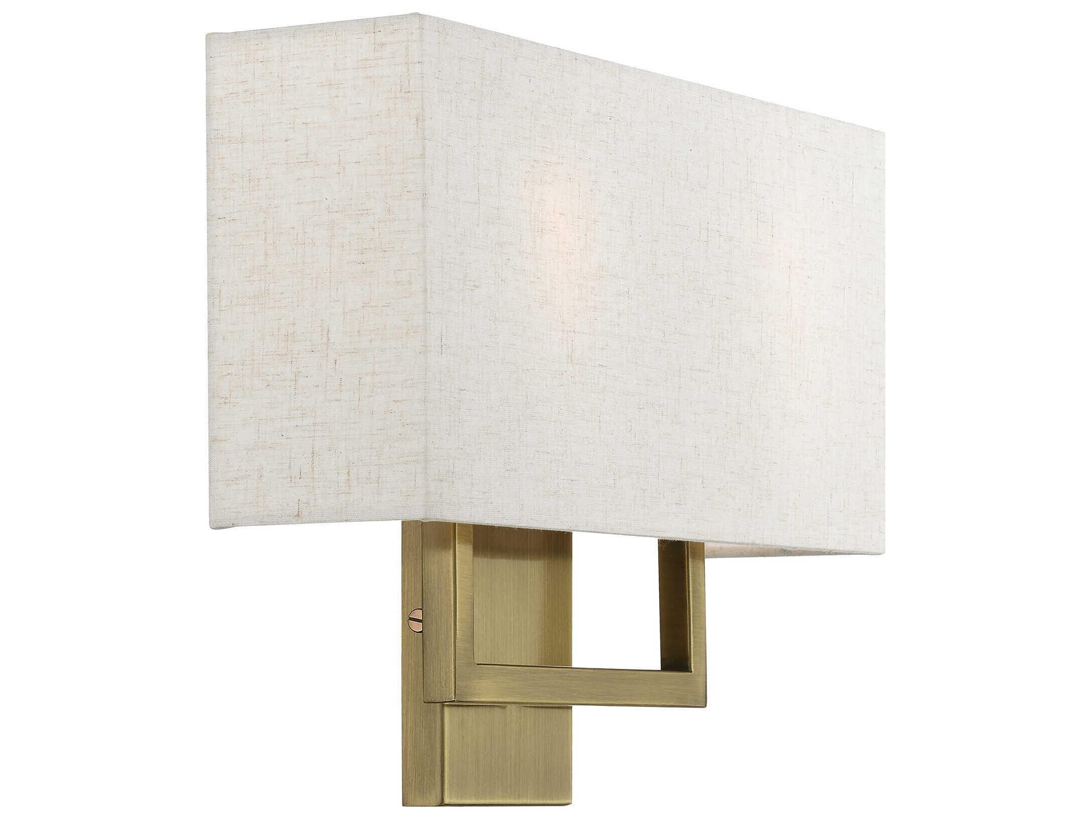 Livex Lighting Pierson 2-Light Antique Brass Wall Sconce