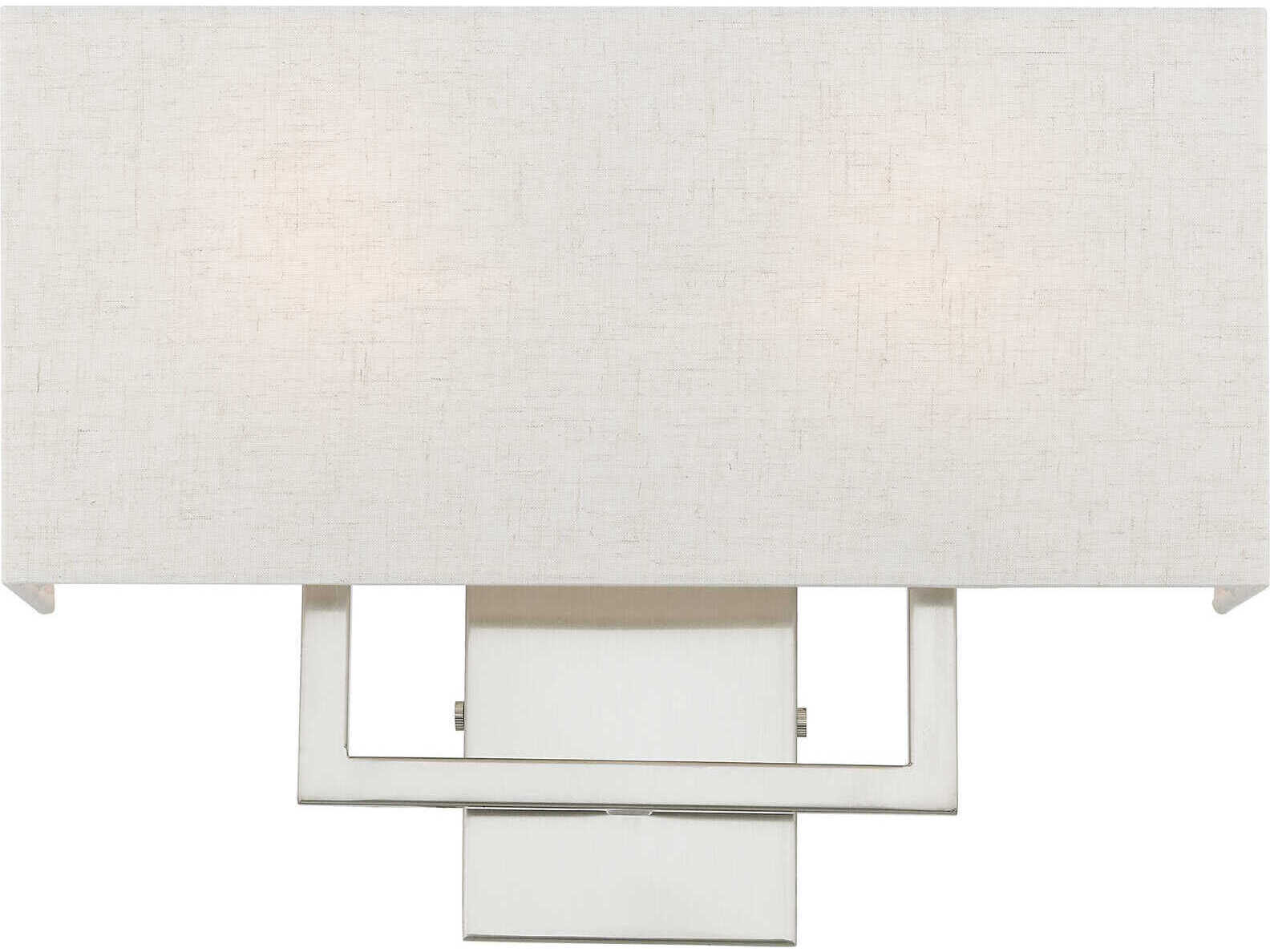 Livex Lighting Pierson 2-Light Brushed Nickel Wall Sconce