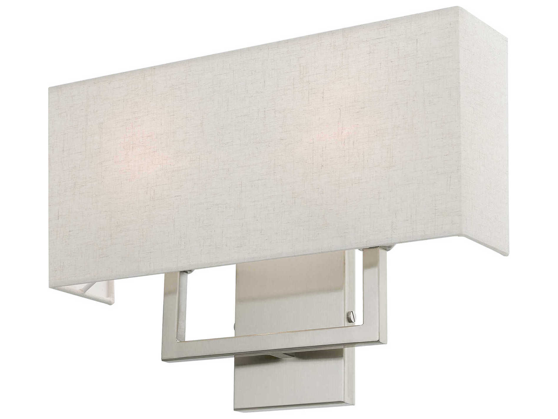 Livex Lighting Pierson 2-Light Brushed Nickel Wall Sconce