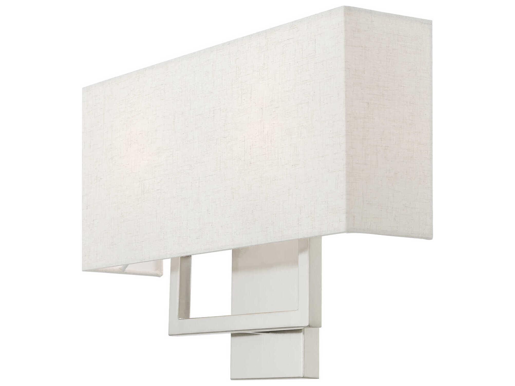 Livex Lighting Pierson 2-Light Brushed Nickel Wall Sconce