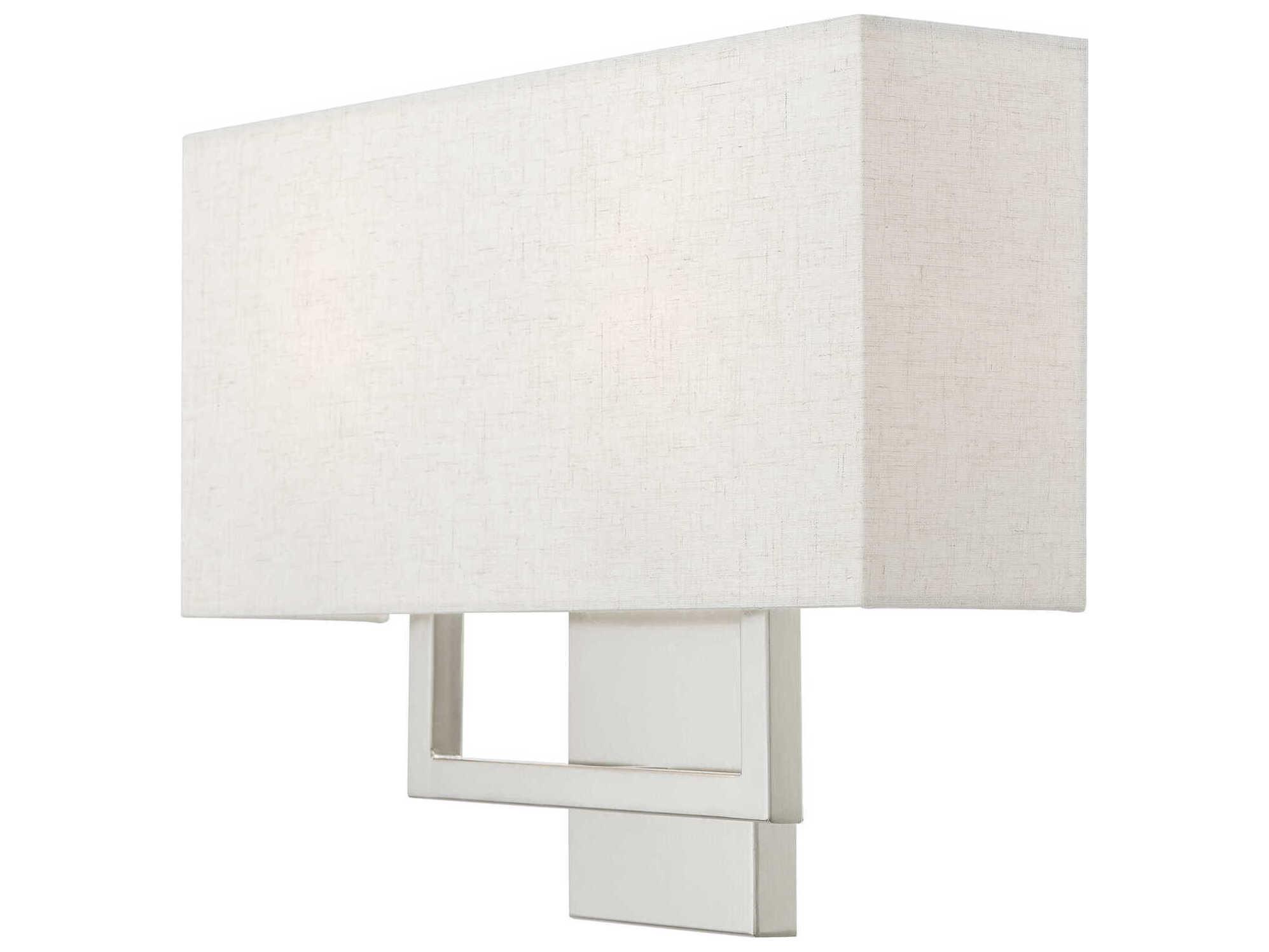 Livex Lighting Pierson 2-Light Brushed Nickel Wall Sconce