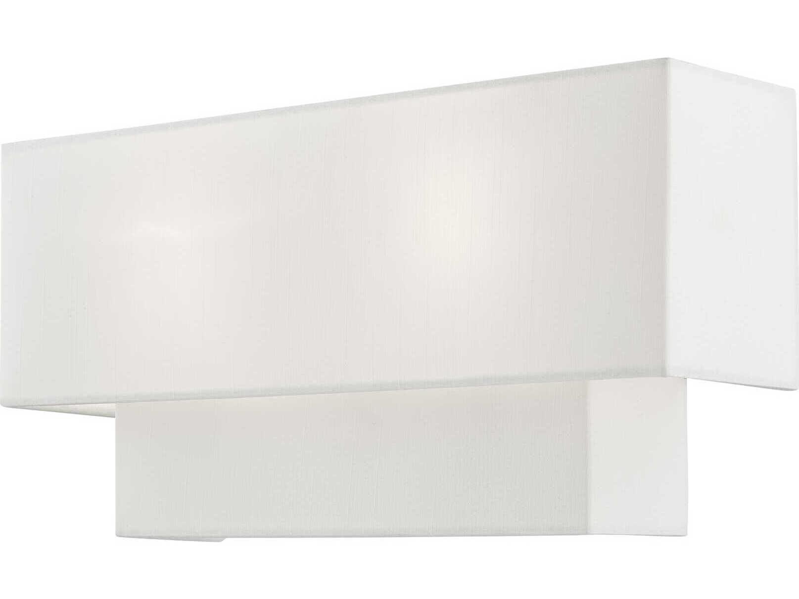 Livex Lighting Meridian 2-Light Brushed Nickel Wall Sconce