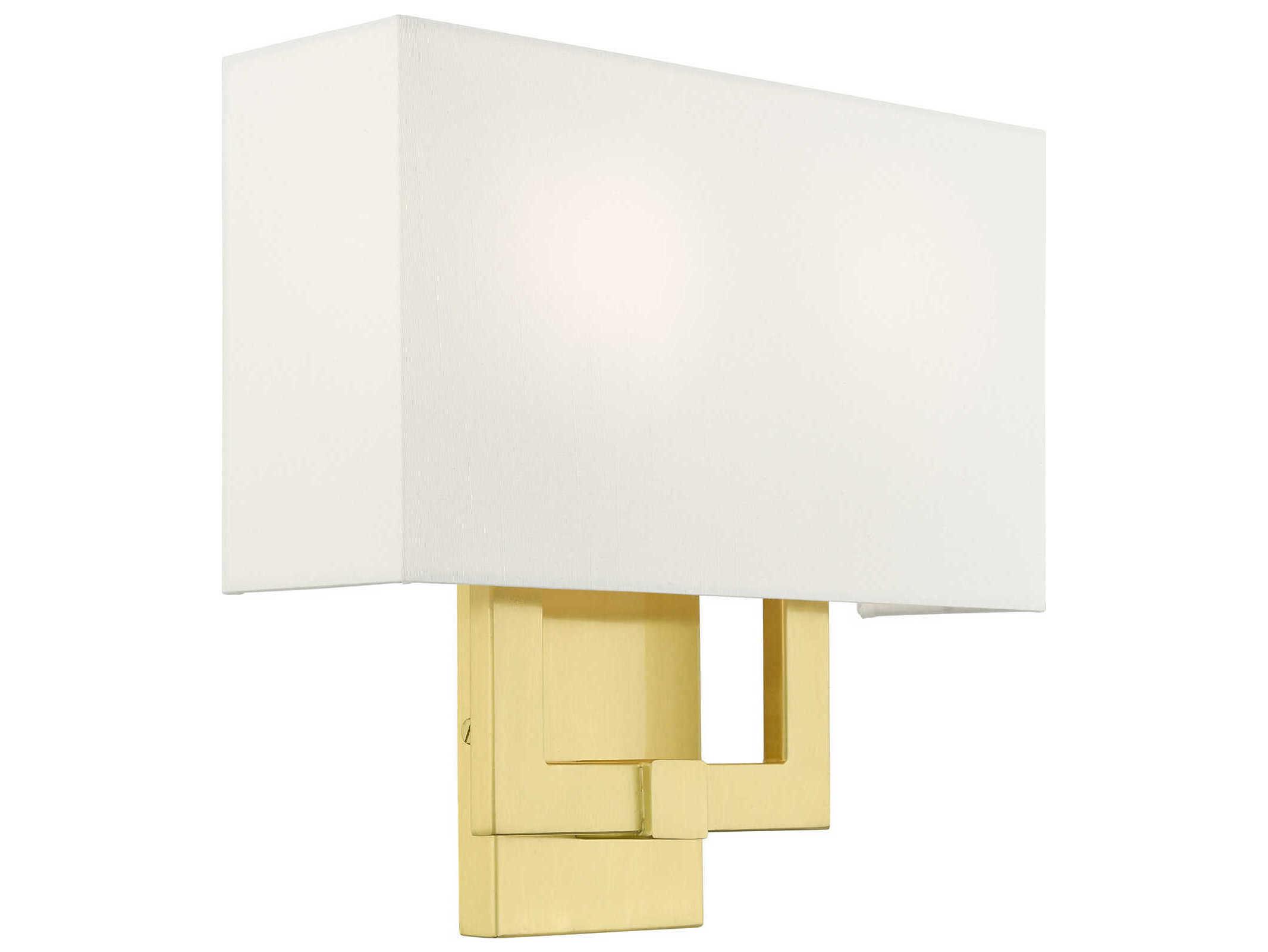 Livex Lighting Meridian 2-Light Satin Brass Wall Sconce
