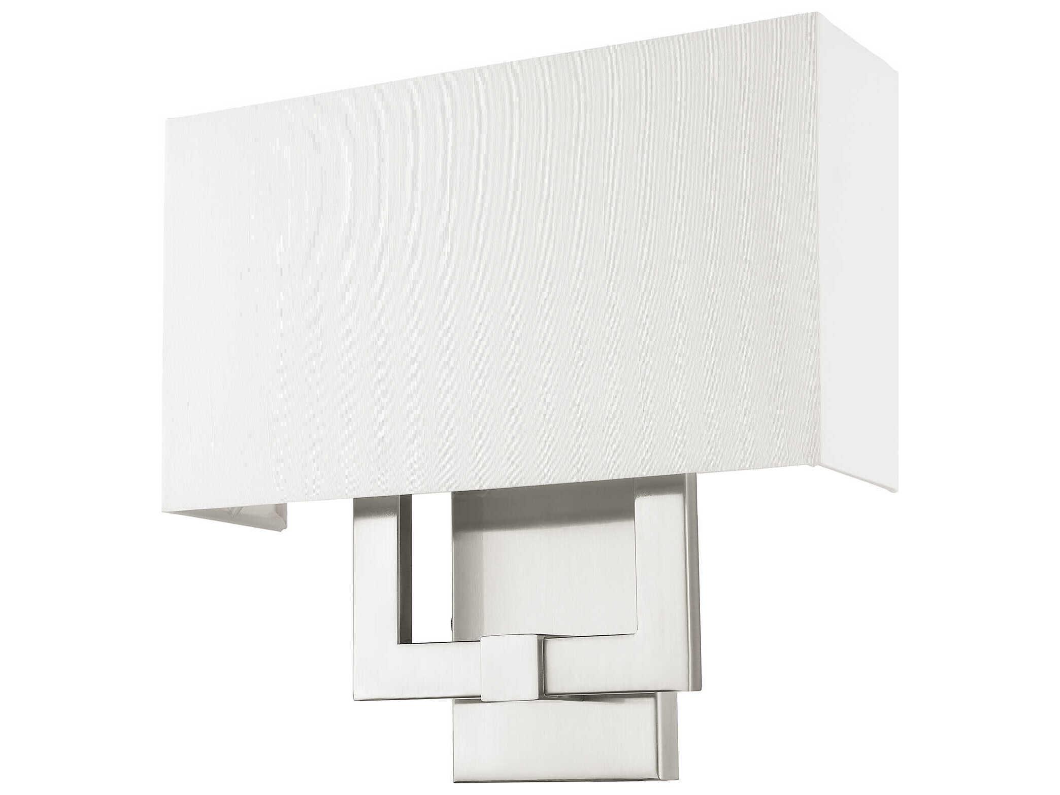 Livex Lighting Hollborn 2-Light Brushed Nickel Wall Sconce
