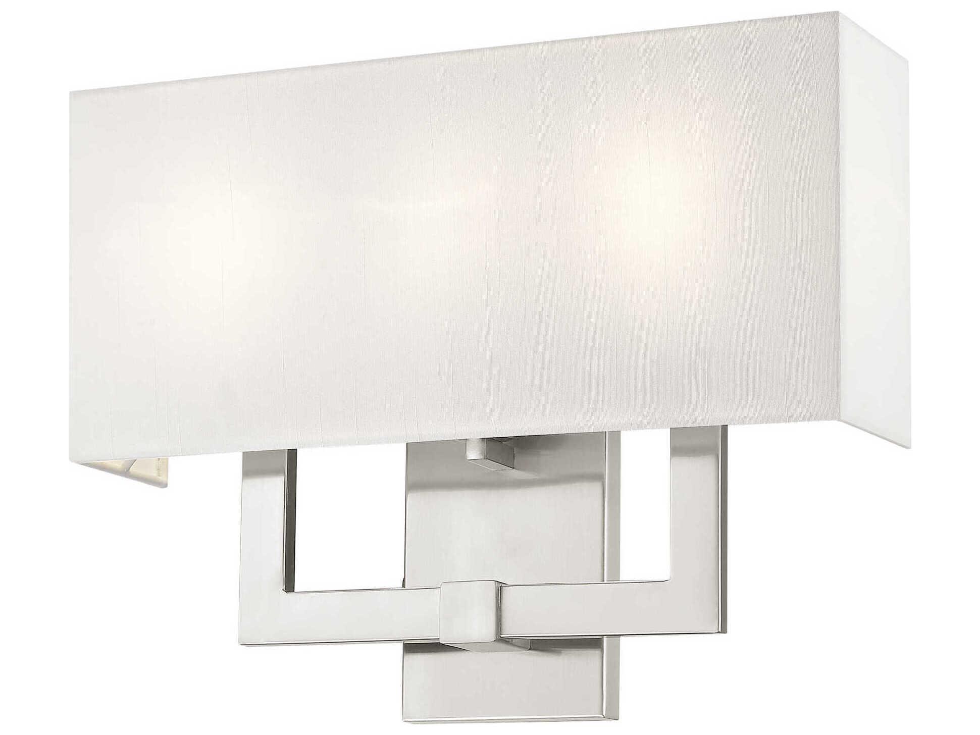 Livex Lighting Hollborn 3-Light Brushed Nickel Wall Sconce