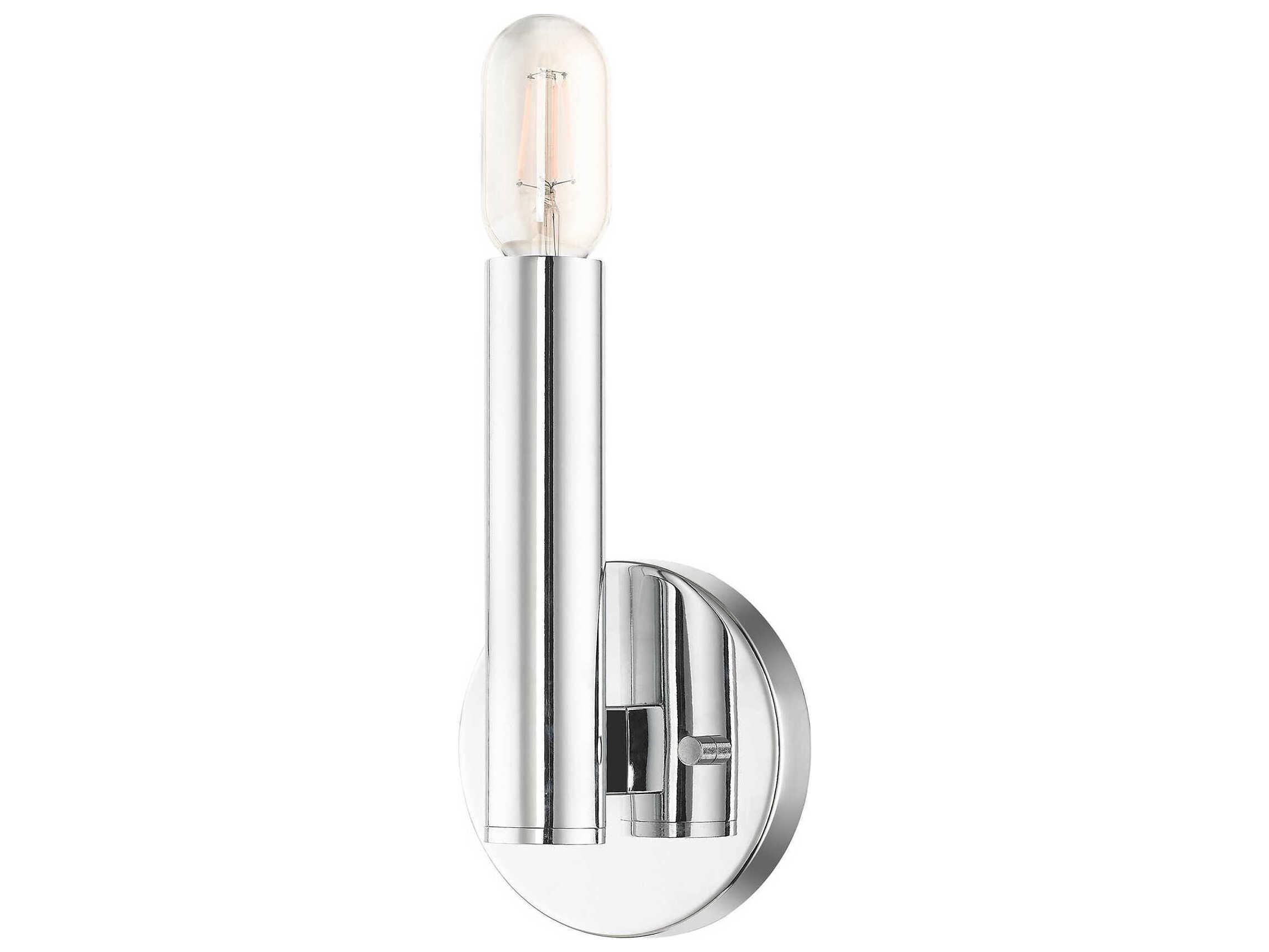 Livex Lighting Copenhagen 1-Light Polished Chrome Wall Sconce