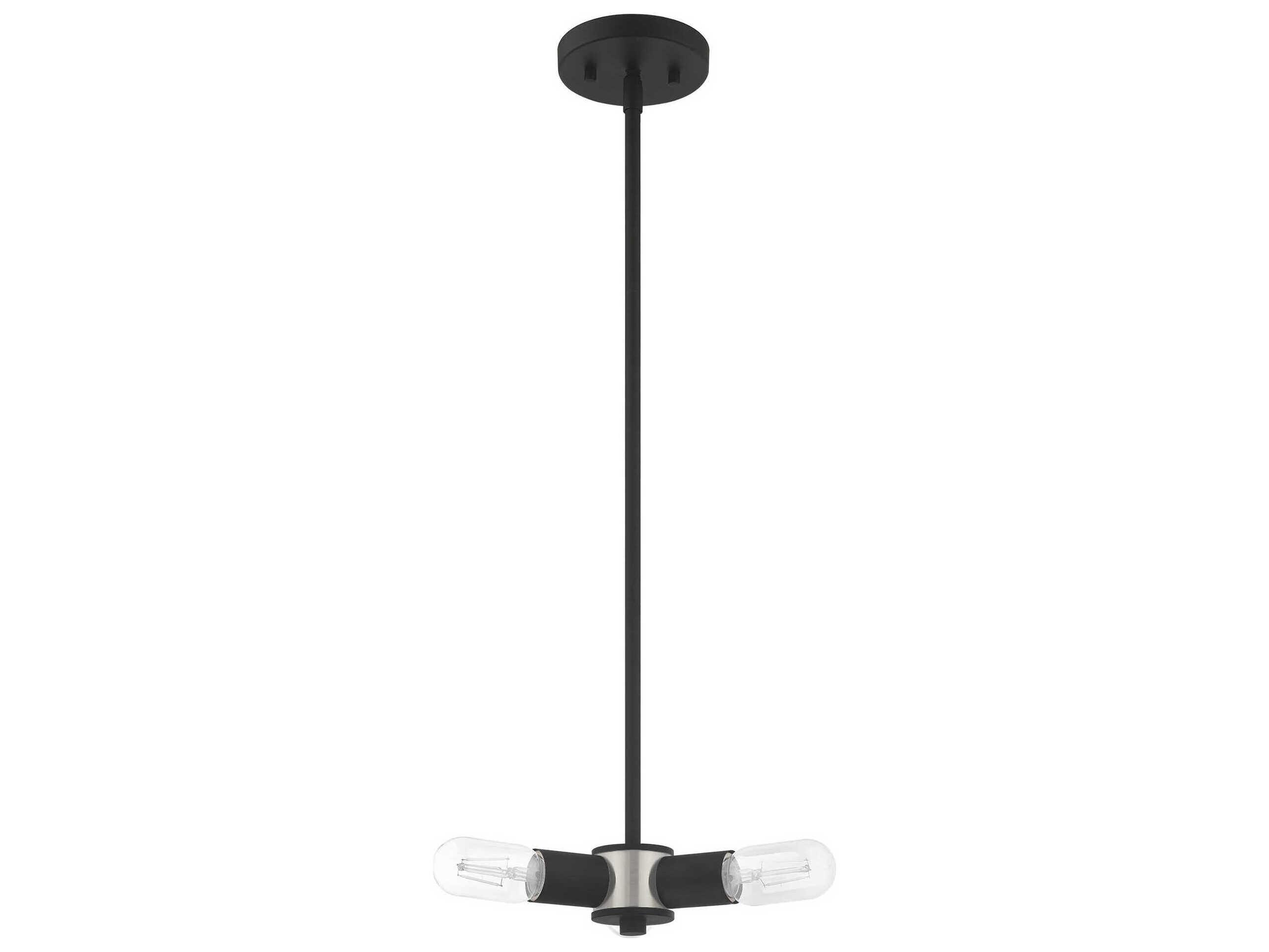 Livex Lighting Copenhagen 3-Light Black Pendant