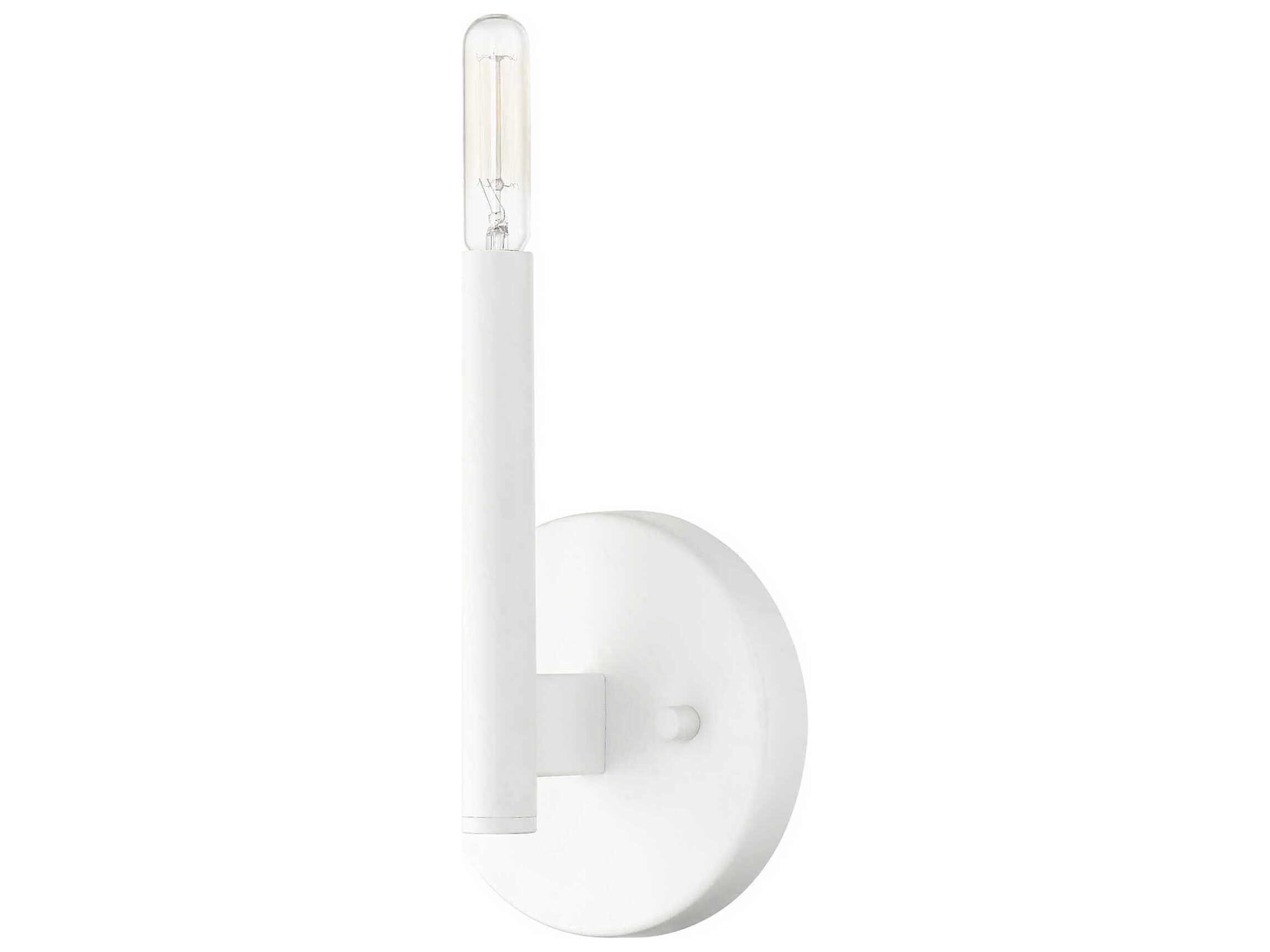 Livex Lighting Copenhagen 1-Light White Wall Sconce
