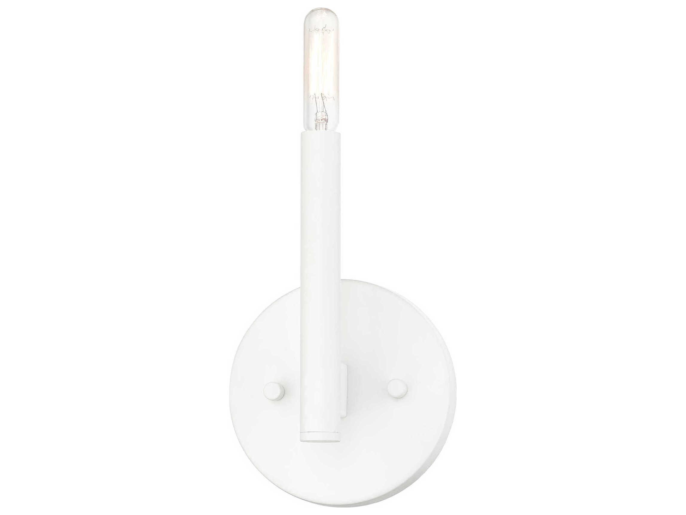 Livex Lighting Copenhagen 1-Light White Wall Sconce
