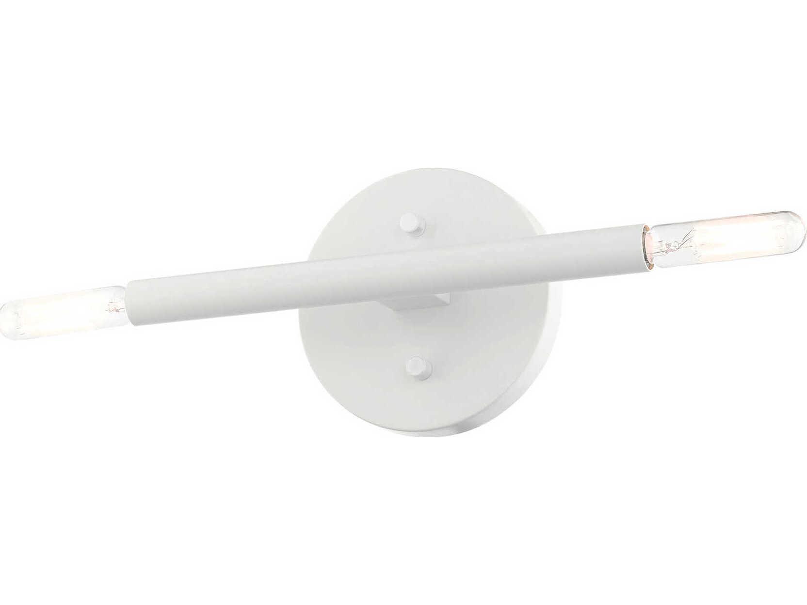 Livex Lighting Copenhagen 2-Light White Wall Sconce