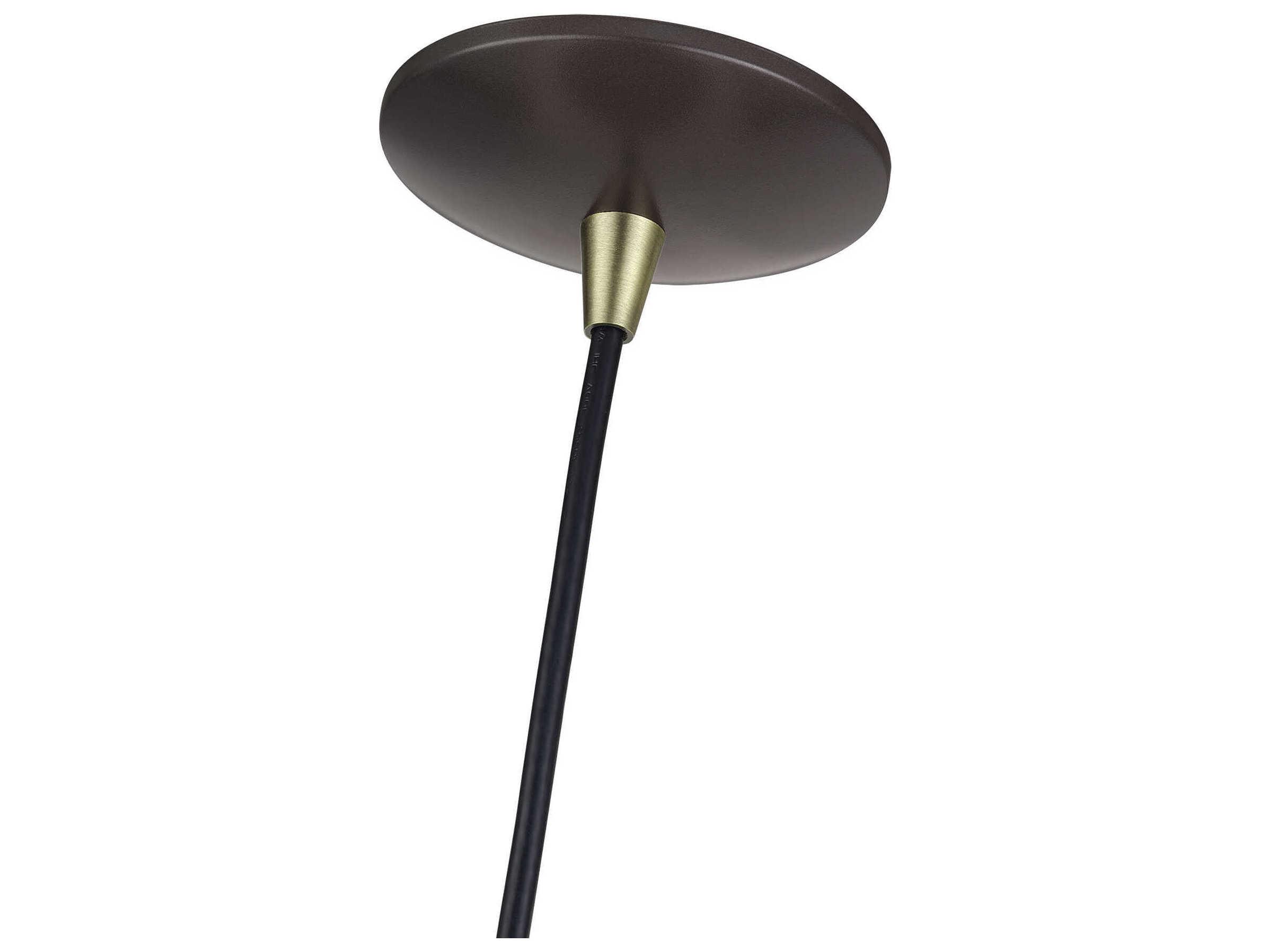 Livex Lighting Domma 1-Light Bronze Drum Mini Pendant