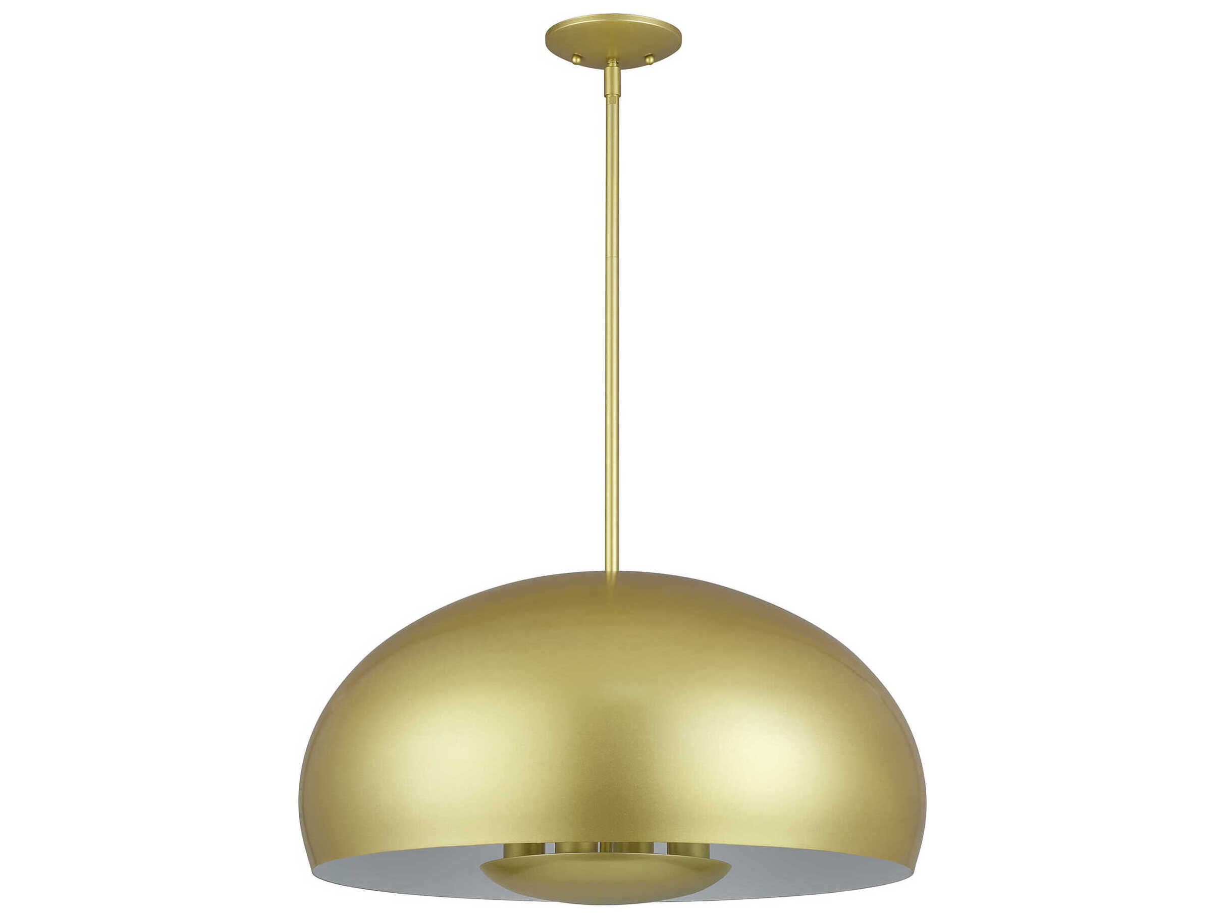 Livex Lighting Domma 4-Light Soft Gold Drum Pendant