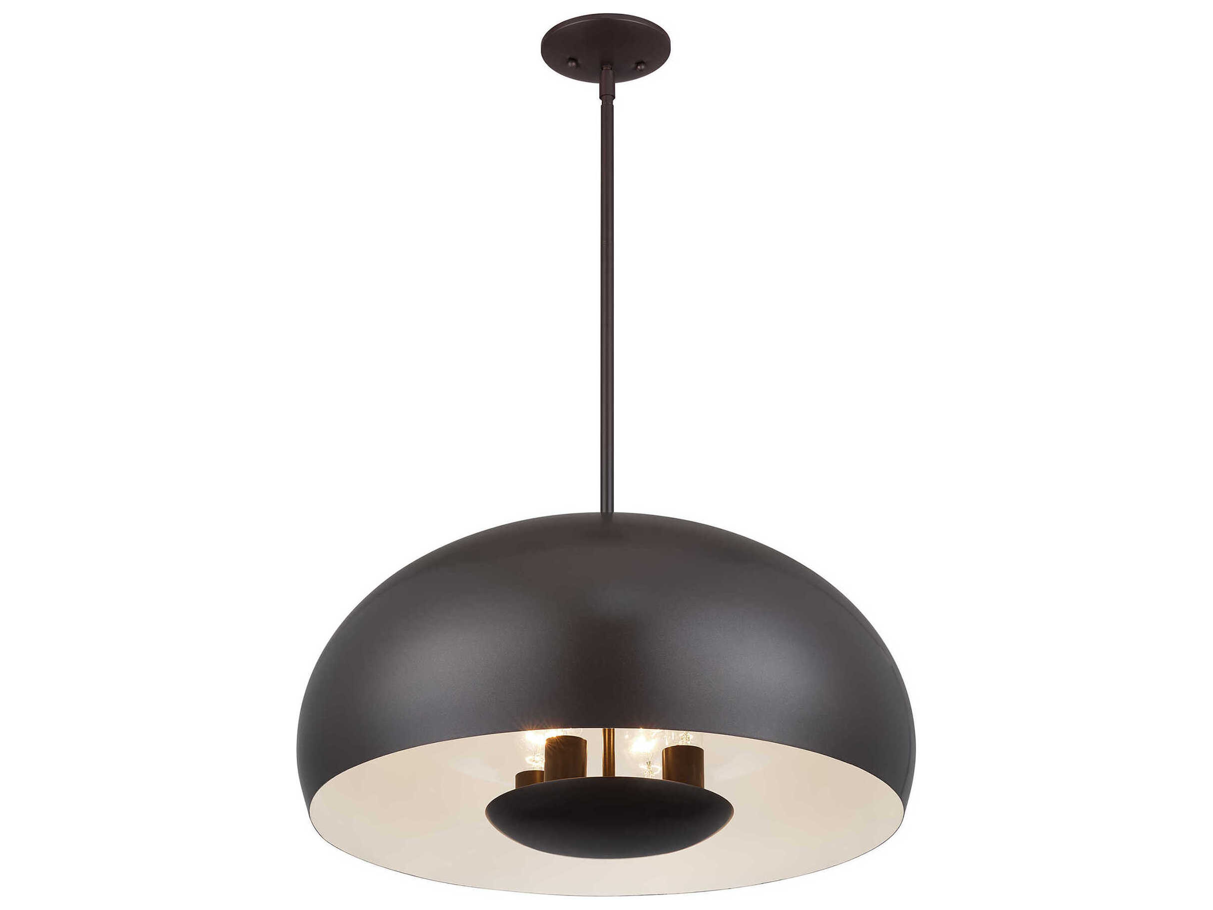 Livex Lighting Domma 4-Light English Bronze Linear Pendant