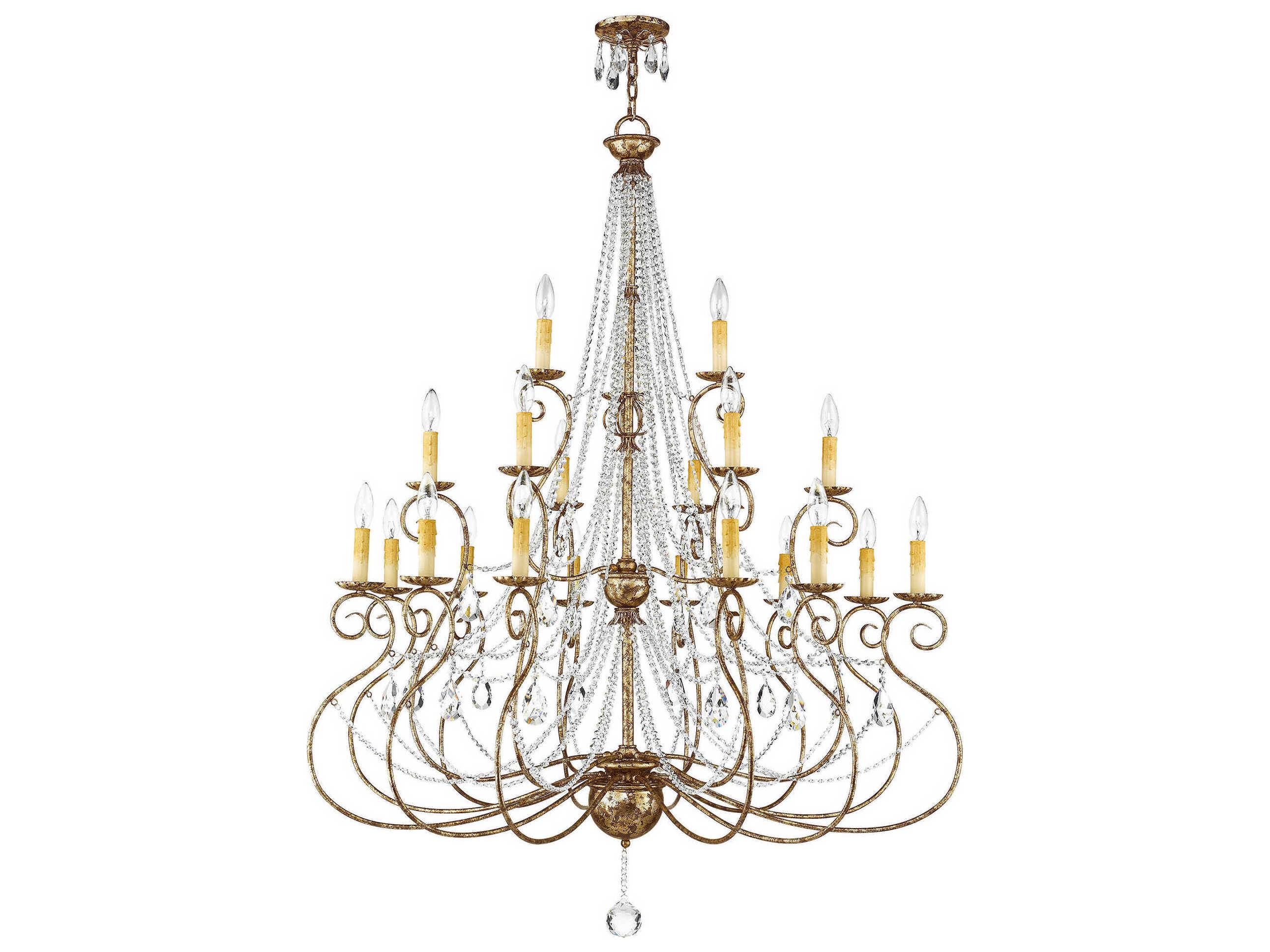 Livex Lighting Isabella 21 - Light Tiered Crystal Chandelier