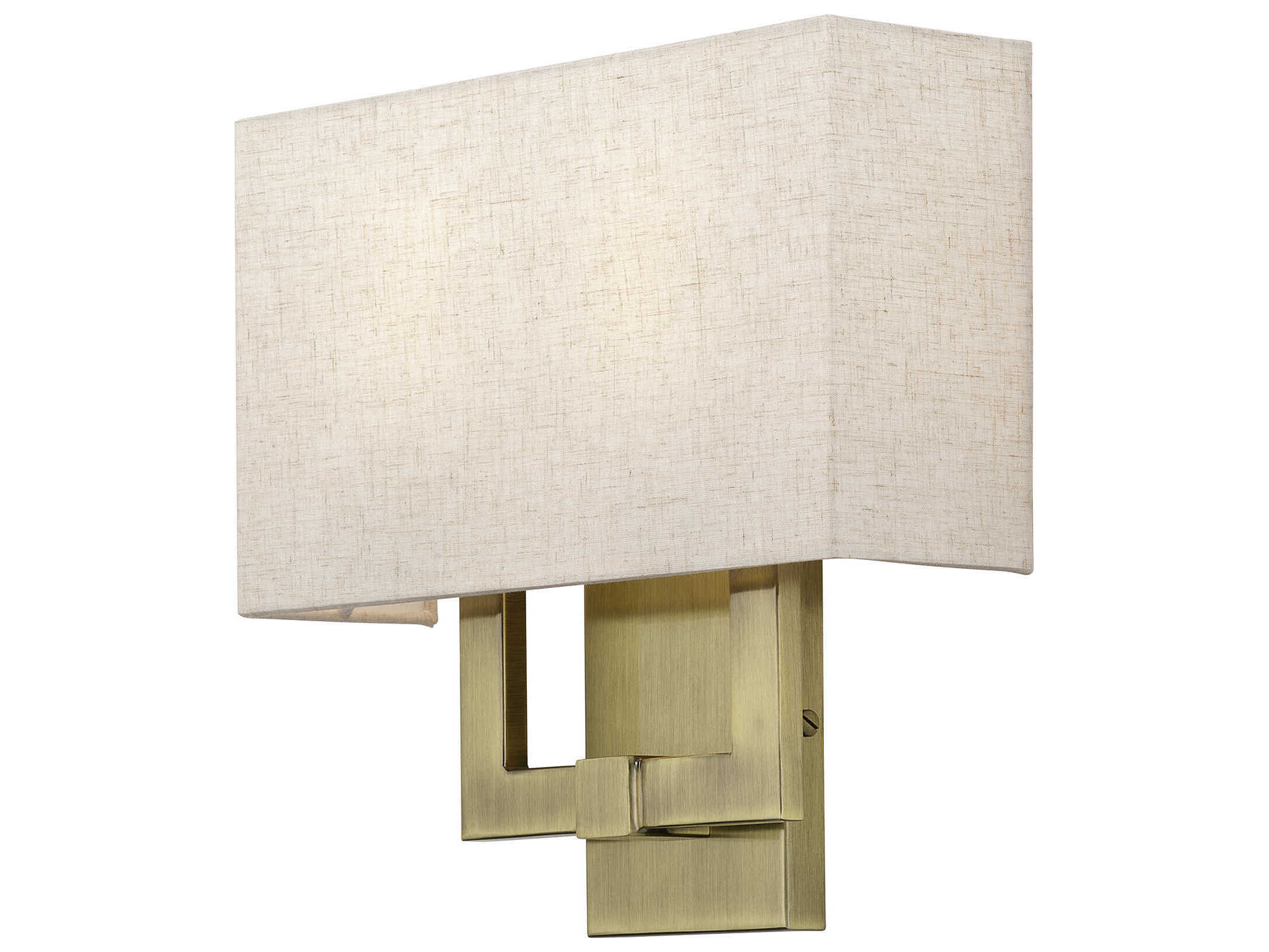 Livex Lighting Monroe 2-Light Antique Brass Wall Sconce