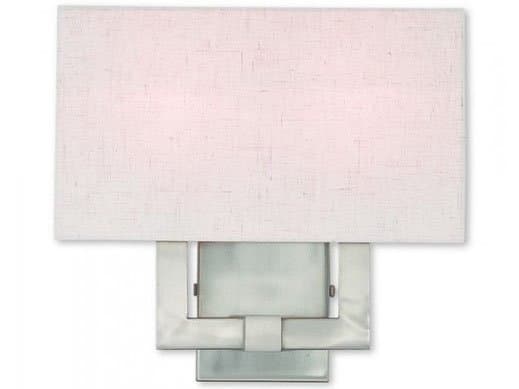 Livex Lighting Meridian 2-Light Brushed Nickel Wall Sconce