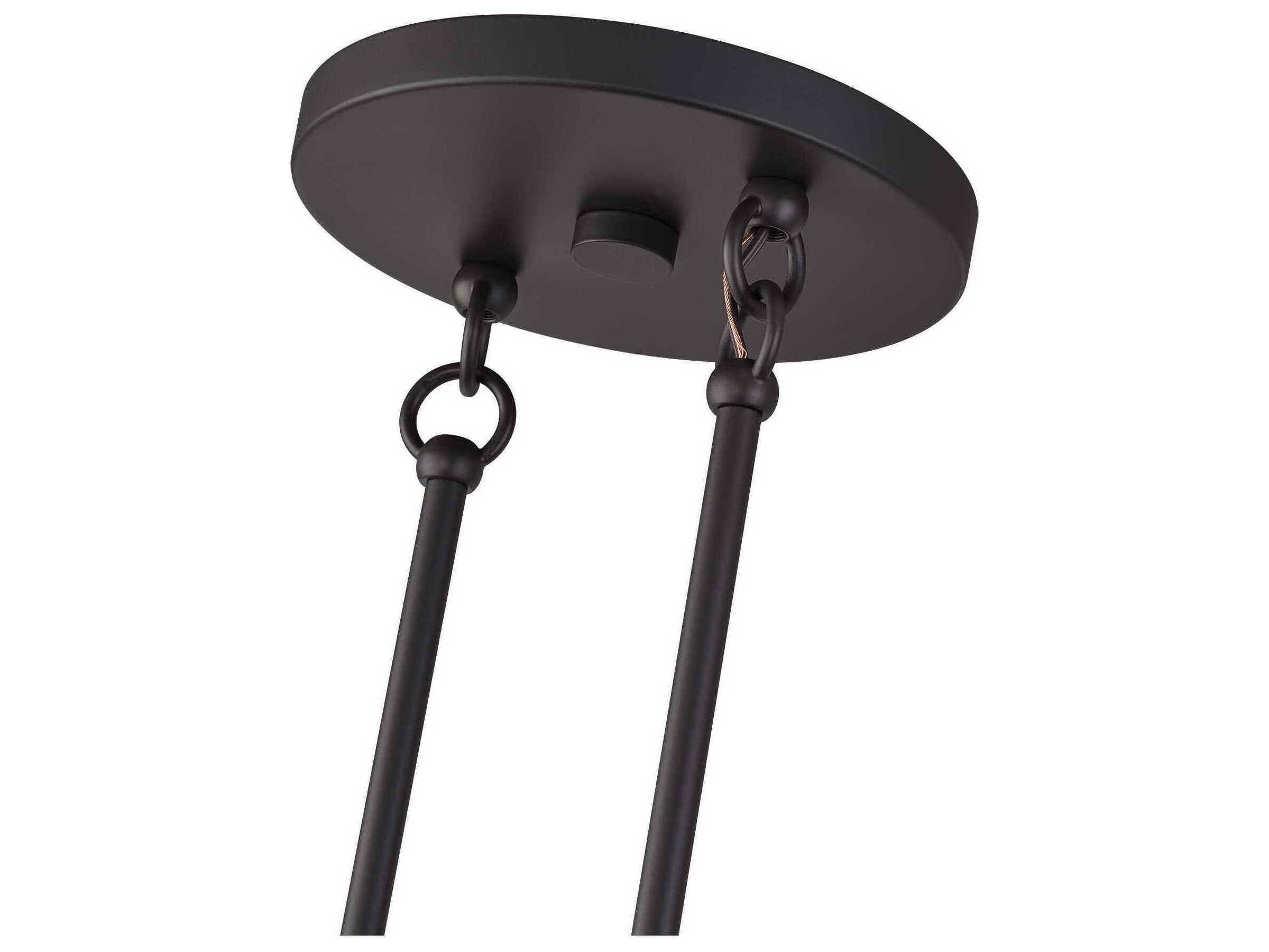 Livex Lighting Bellingham 2-Light Bronze Drum Island Pendant