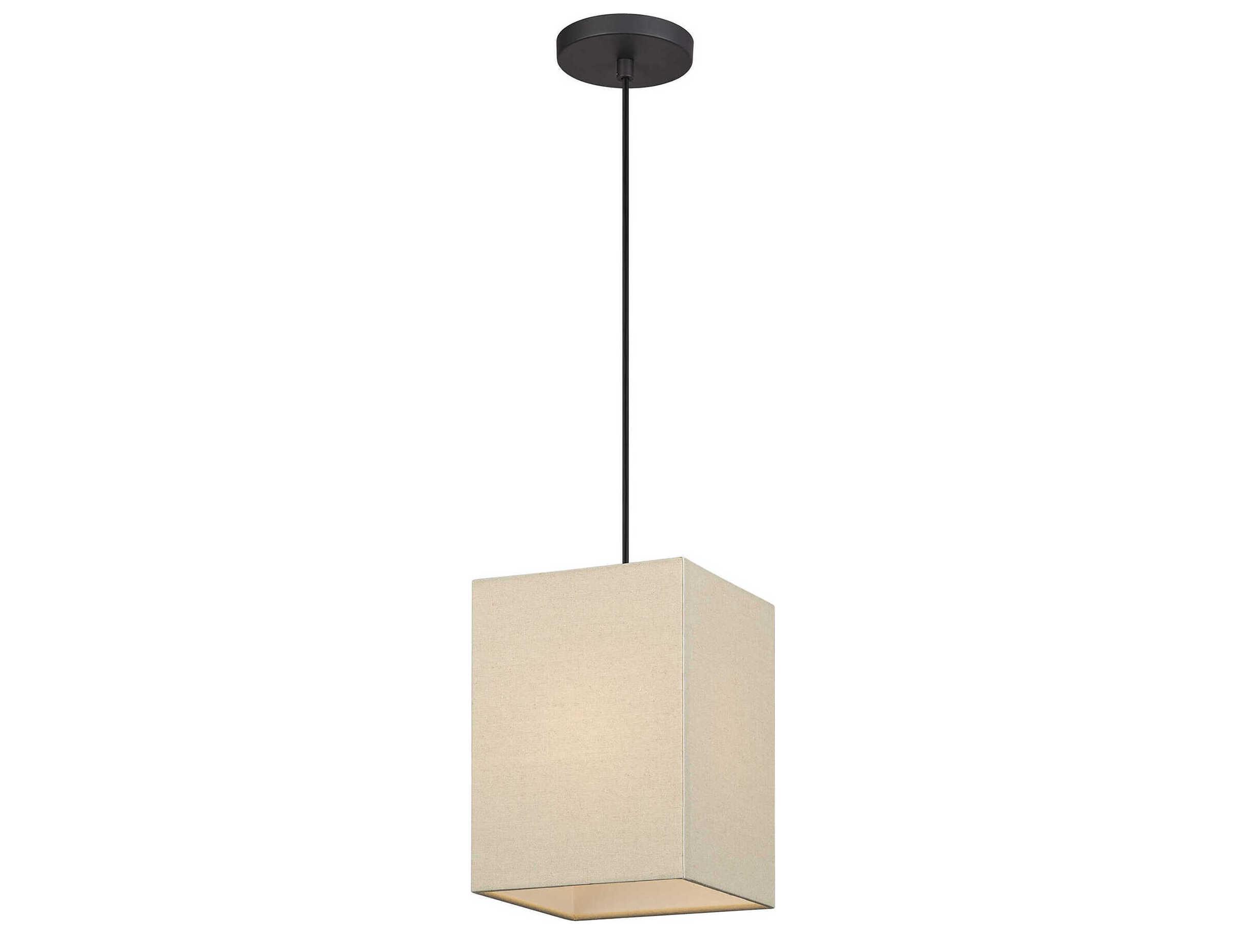 Livex Lighting Summit 1-Light Bronze Mini Pendant