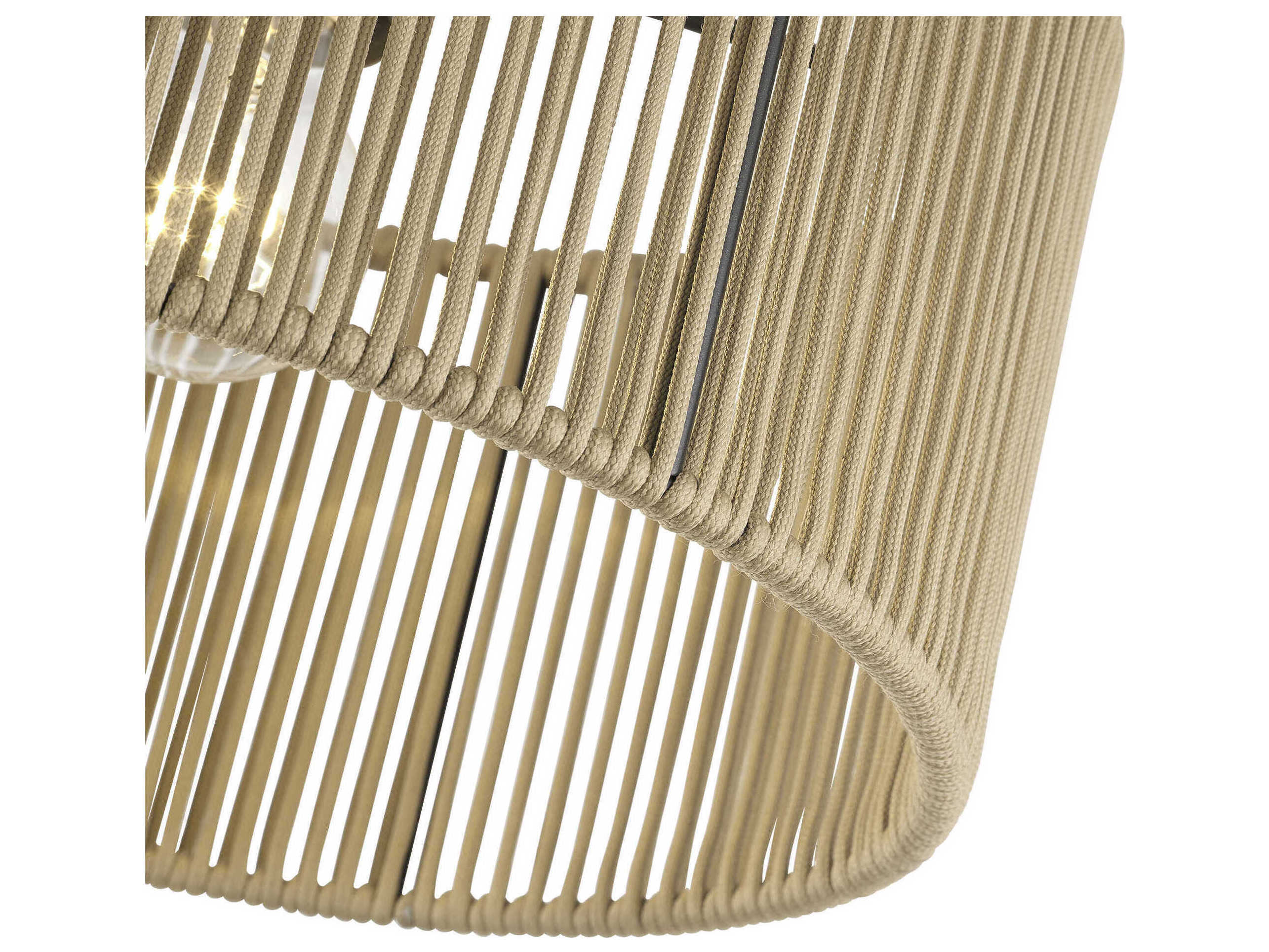Livex Lighting Acordia 1-Light English Bronze Drum Semi Flush Mount