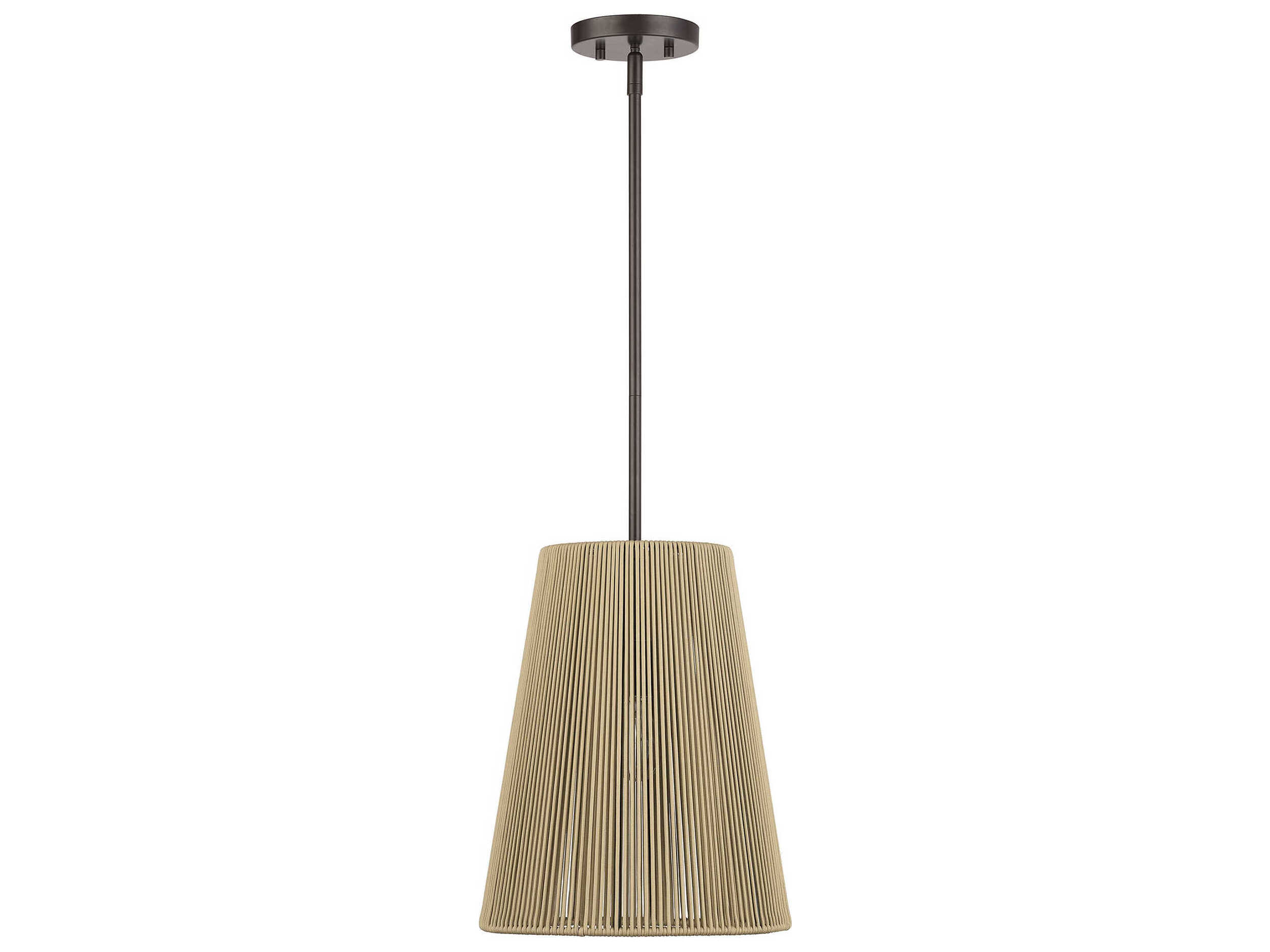 Livex Lighting Florell 1-Light English Bronze Mini Pendant