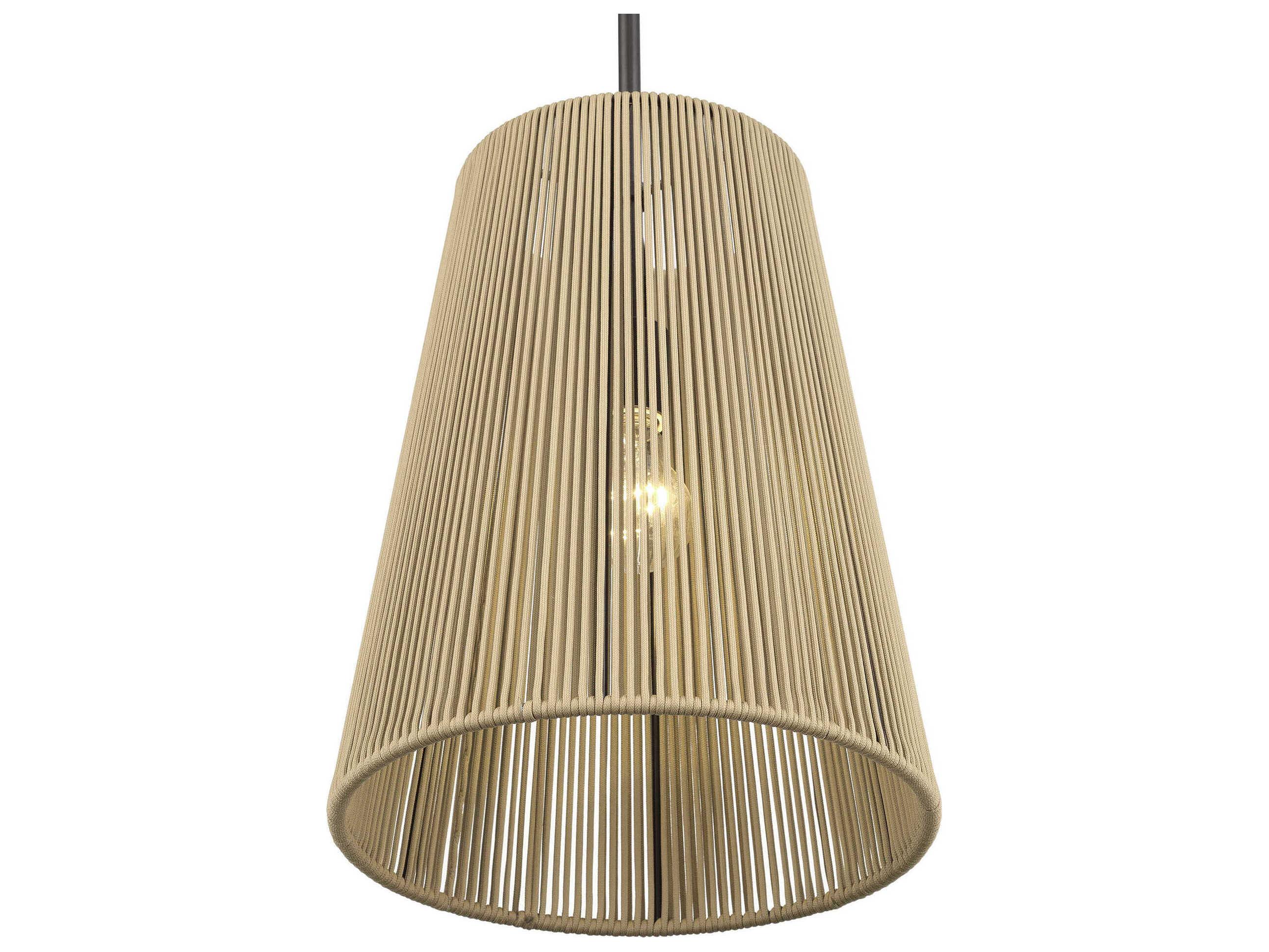 Livex Lighting Florell 1-Light English Bronze Mini Pendant