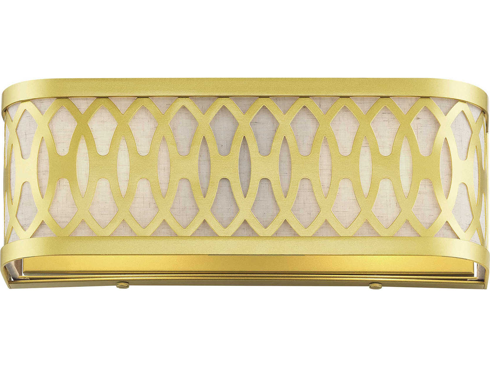 Livex Lighting Vistaview 2-Light Soft Gold Wall Sconce