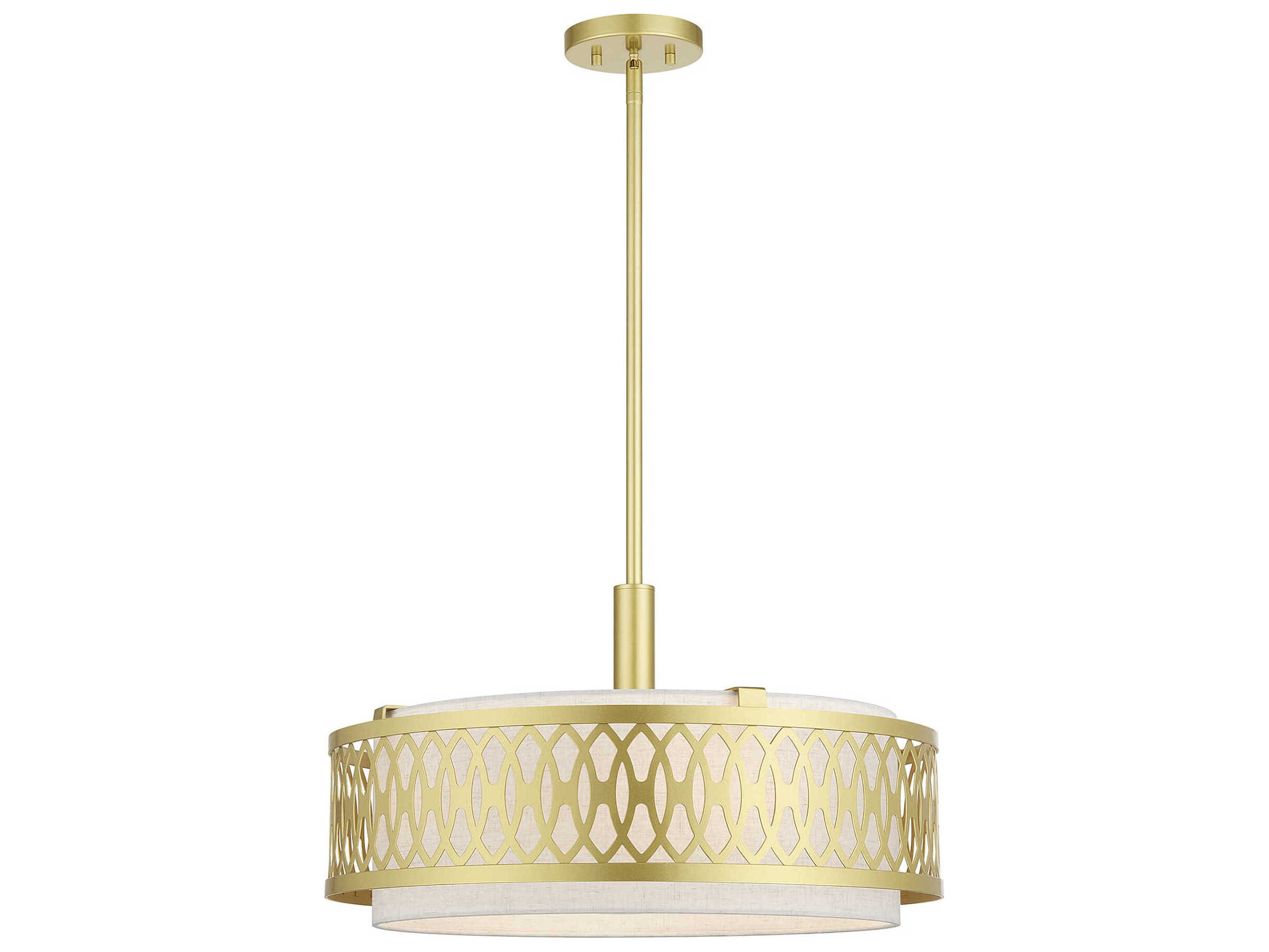 Livex Lighting Vistaview 4-Light Soft Gold Pendant