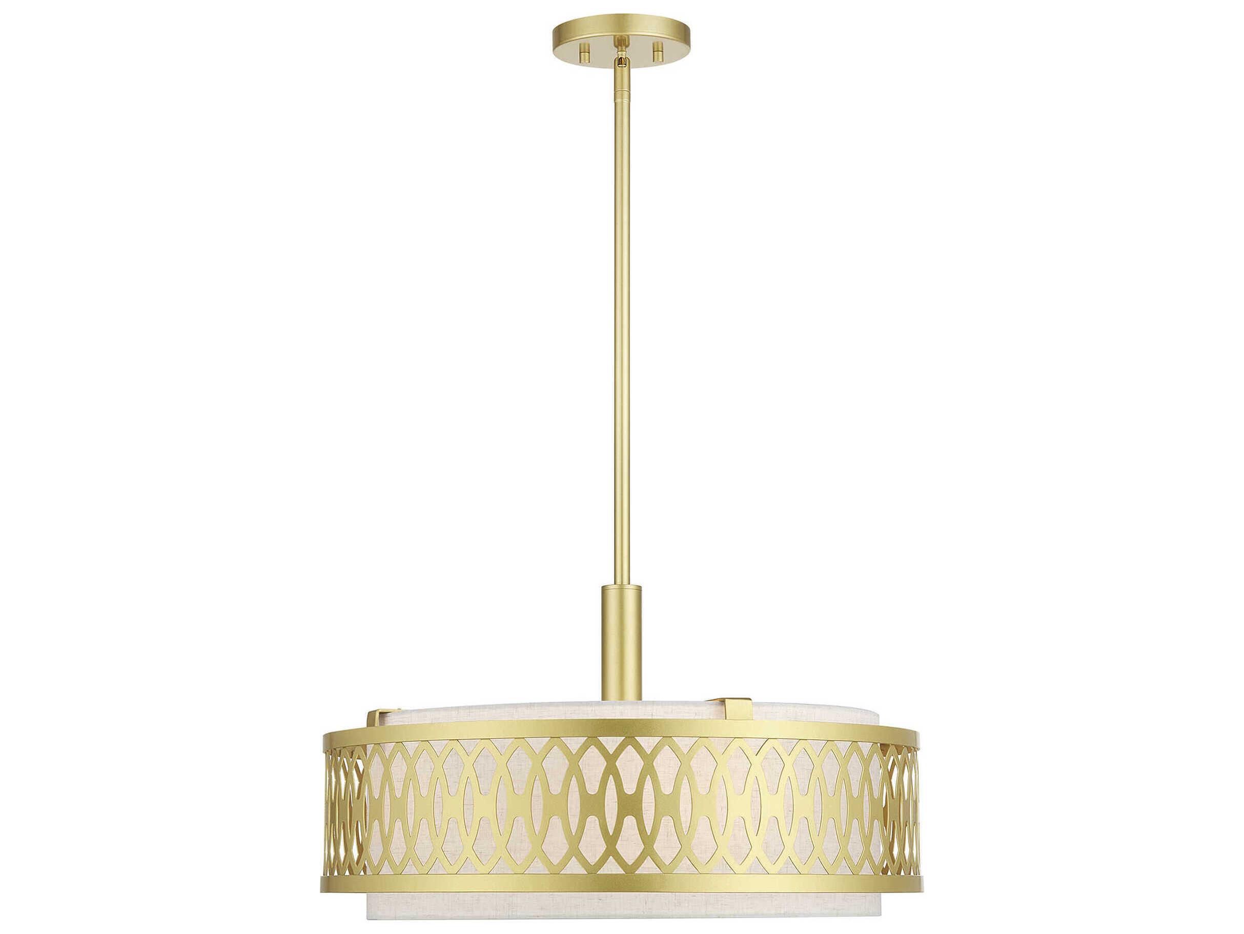Livex Lighting Vistaview 4-Light Soft Gold Pendant