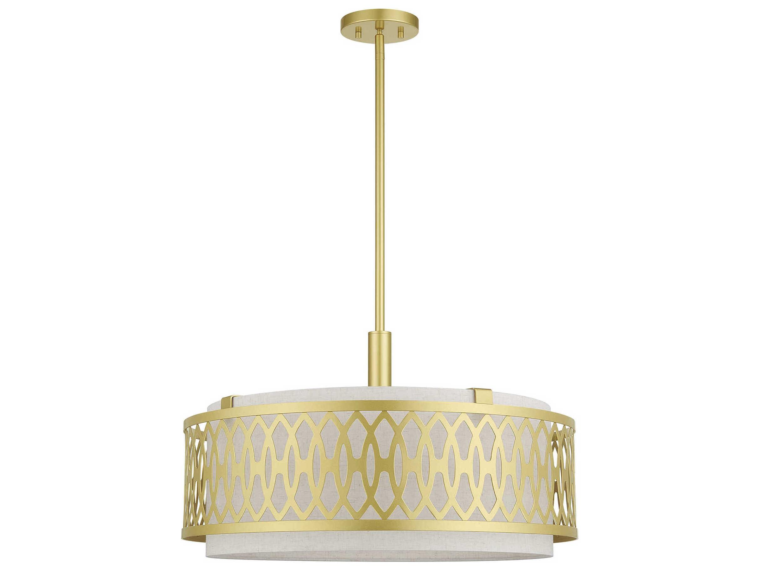 Livex Lighting Vistaview 5-Light Soft Gold Pendant
