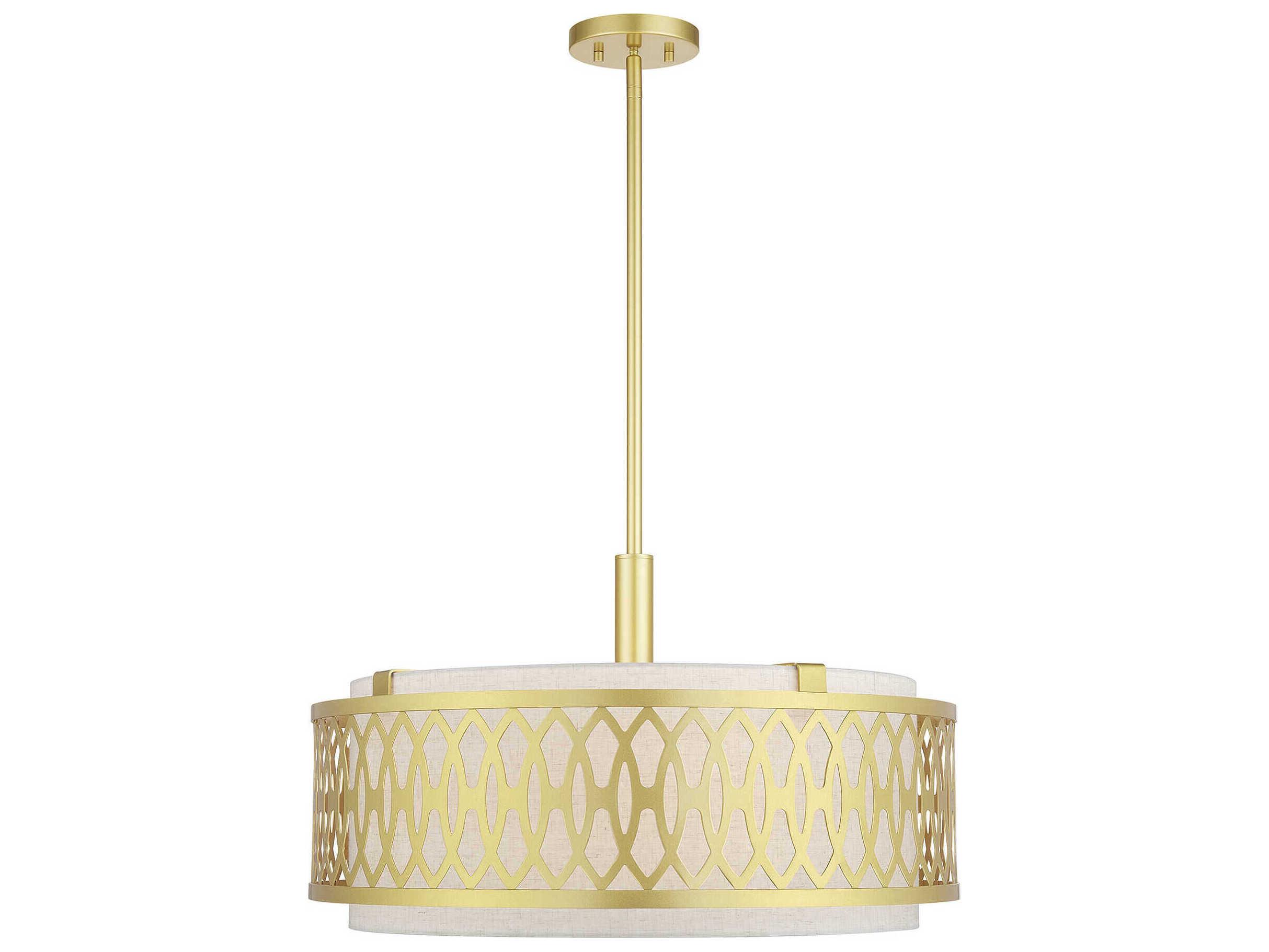 Livex Lighting Vistaview 5-Light Soft Gold Pendant