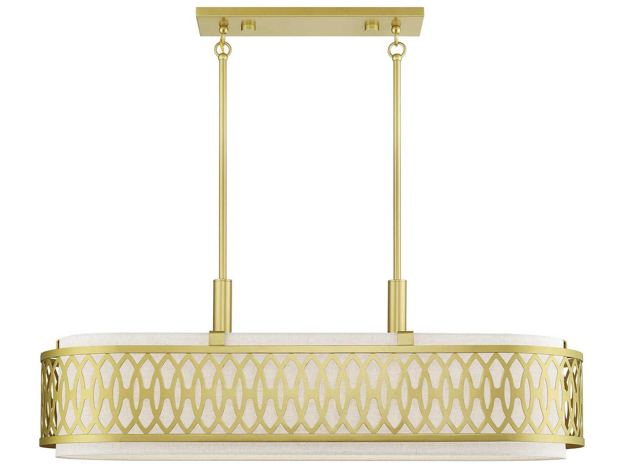 Livex Lighting Vistaview 6-Light Soft Gold Island Pendant