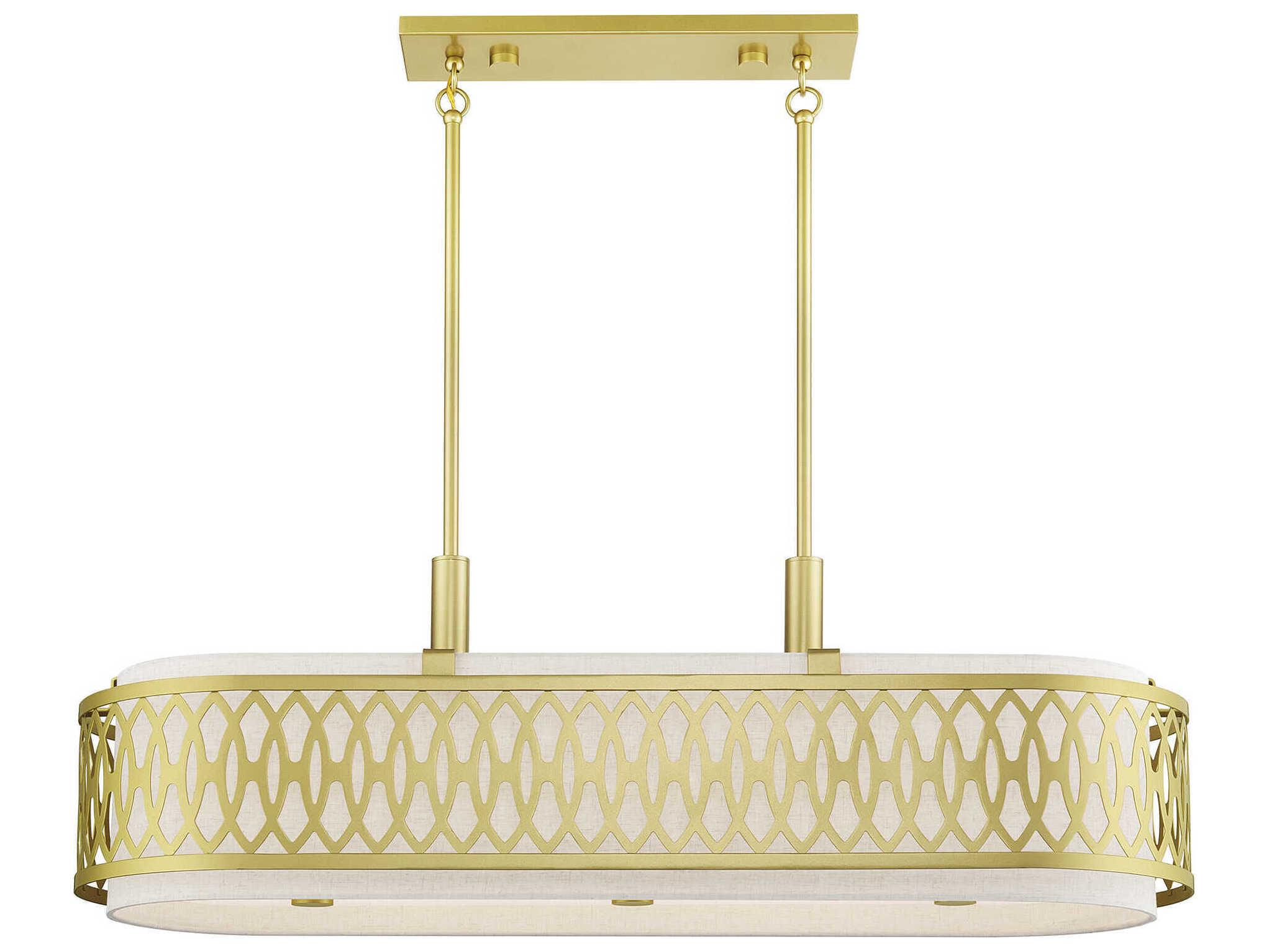 Livex Lighting Vistaview 6-Light Soft Gold Island Pendant