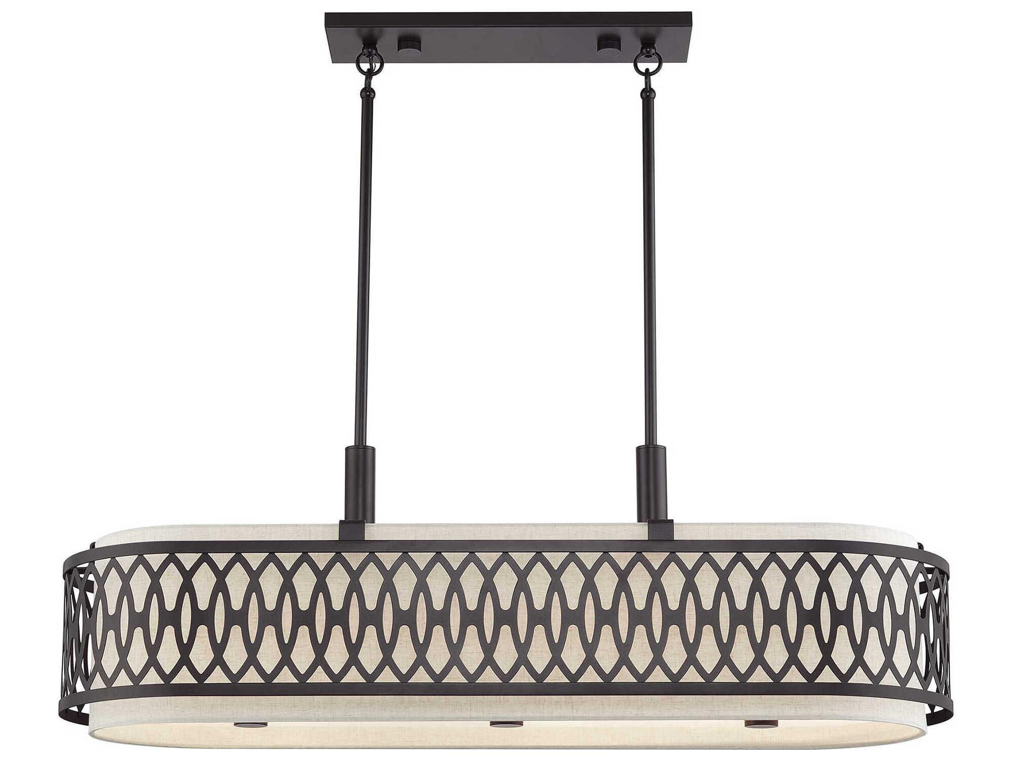 Livex Lighting Vistaview 6-Light English Bronze Island Pendant