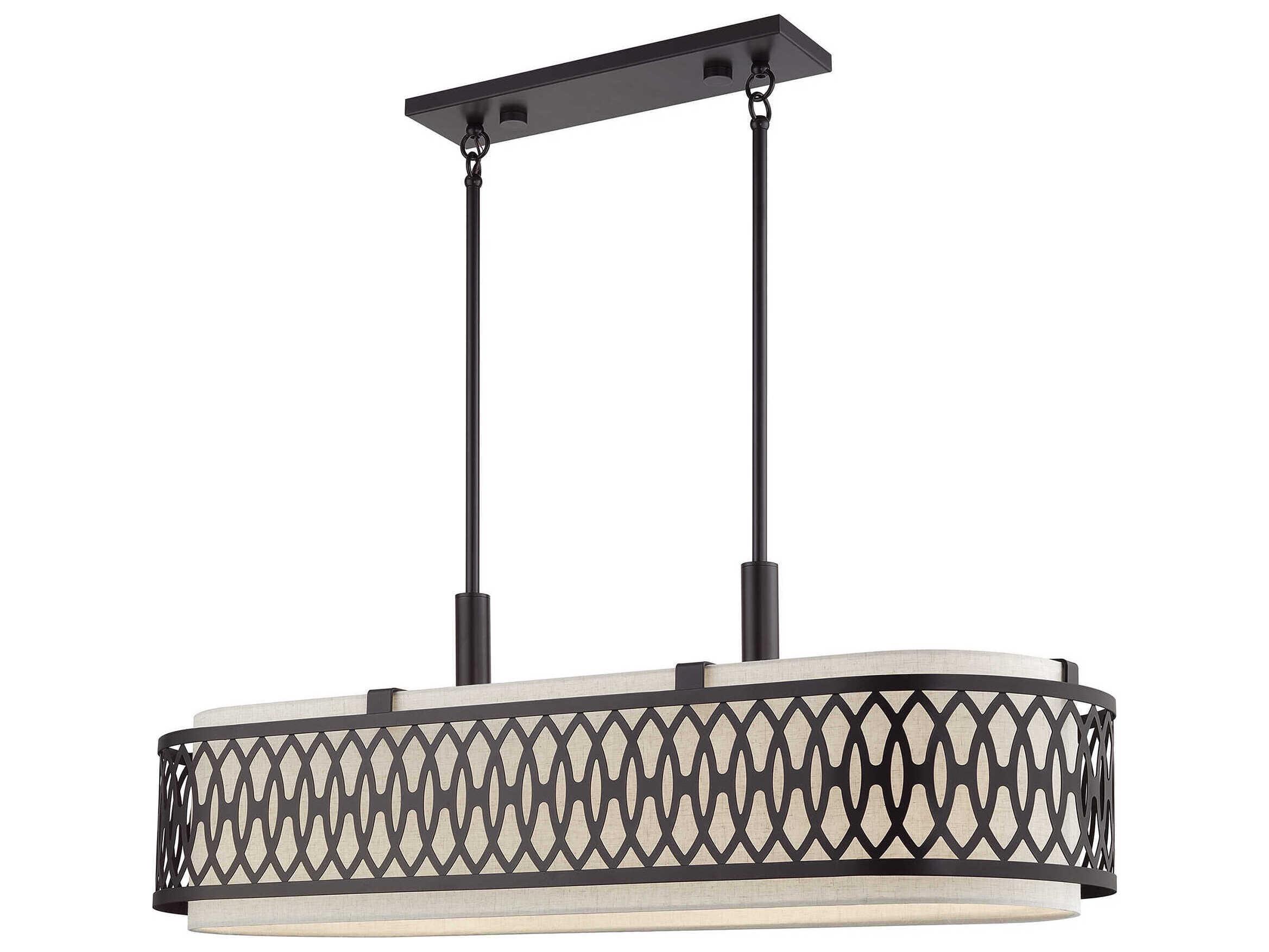 Livex Lighting Vistaview 6-Light English Bronze Island Pendant