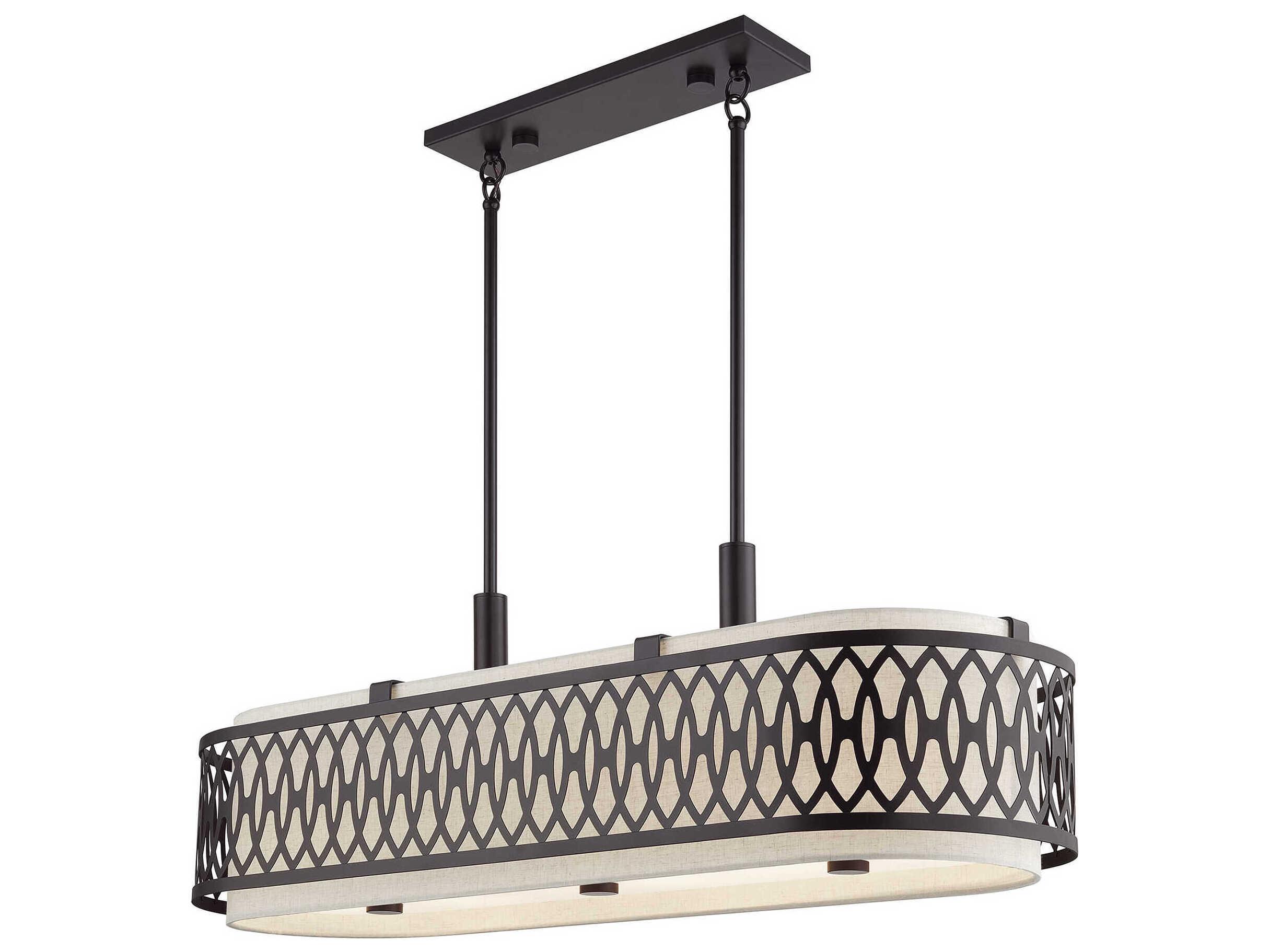 Livex Lighting Vistaview 6-Light English Bronze Island Pendant