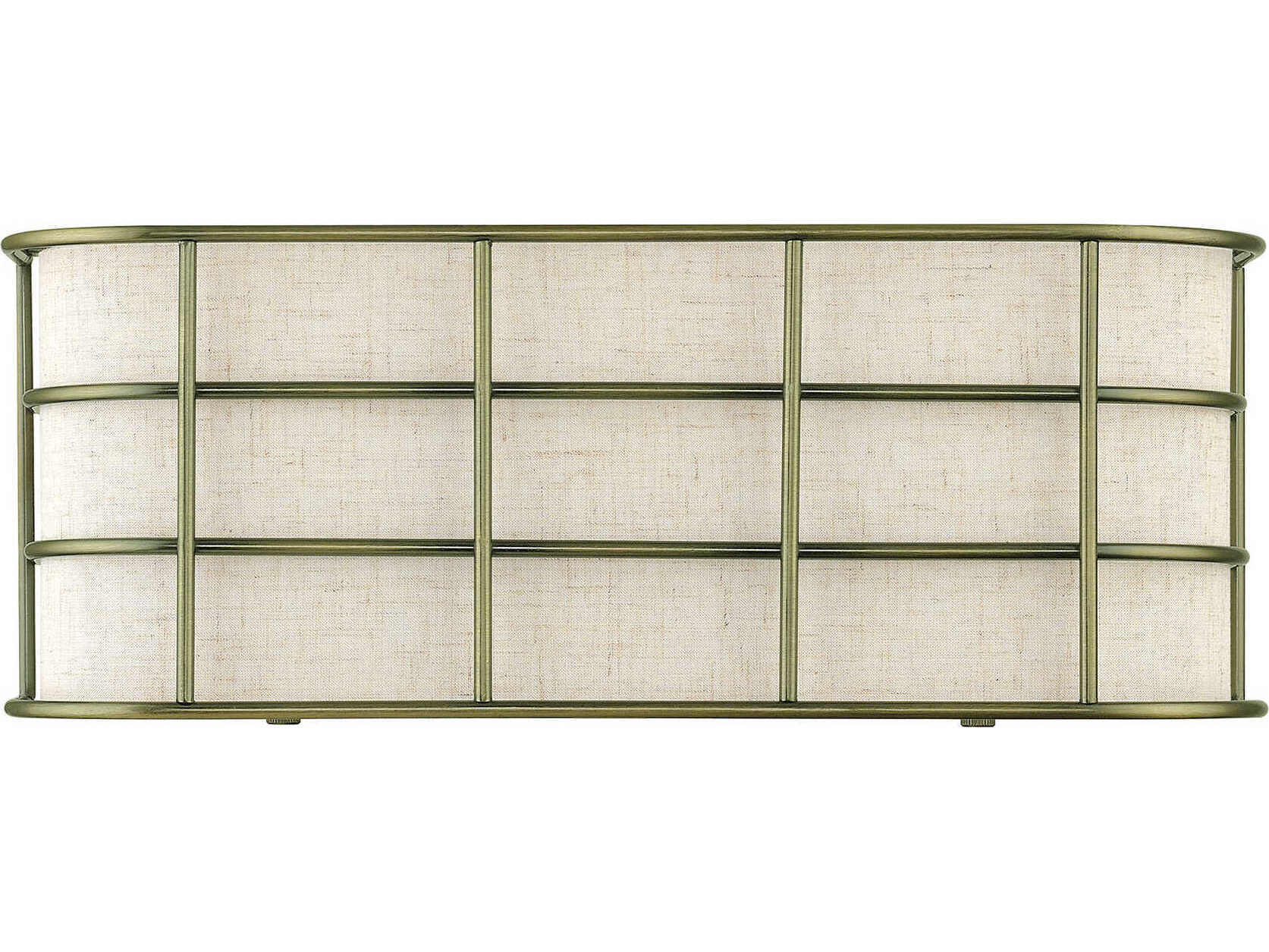 Livex Lighting Blanchard 2-Light Antique Brass Wall Sconce