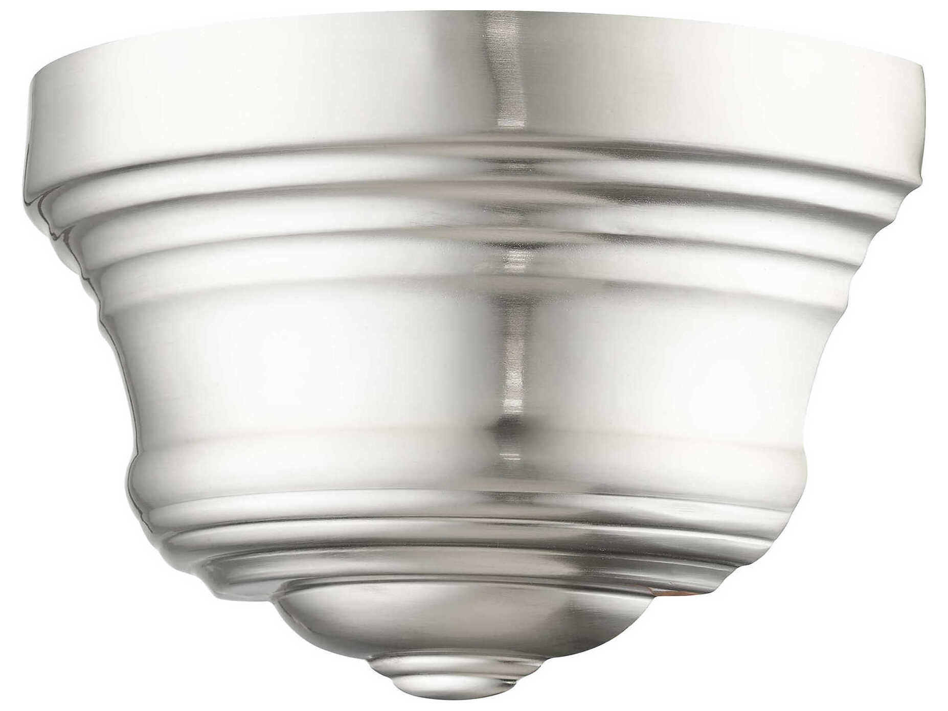 Livex Lighting Endicott 1-Light Brushed Nickel Wall Sconce