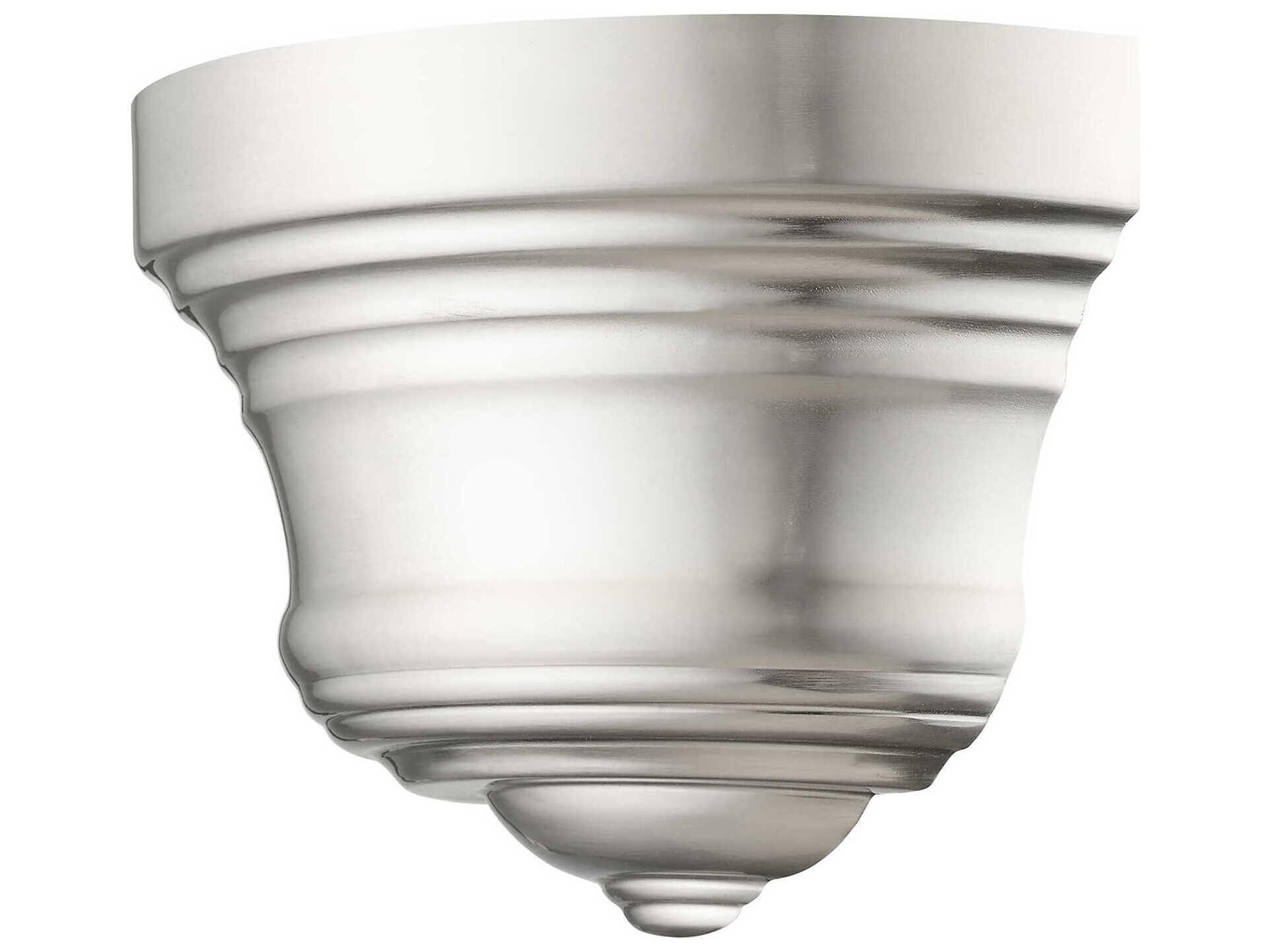 Livex Lighting Endicott 1-Light Brushed Nickel Wall Sconce