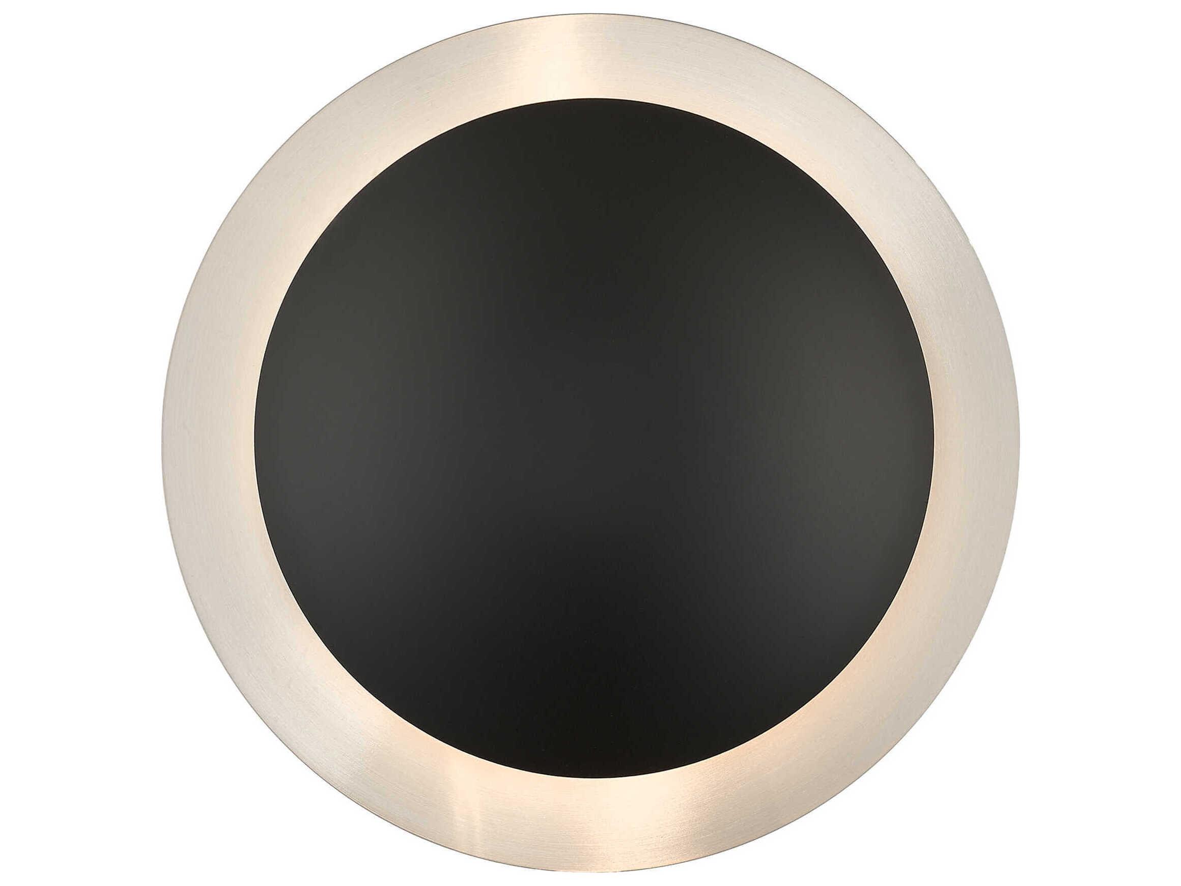 Livex Lighting Ventura 2-Light Black Brushed Nickel Wall Sconce