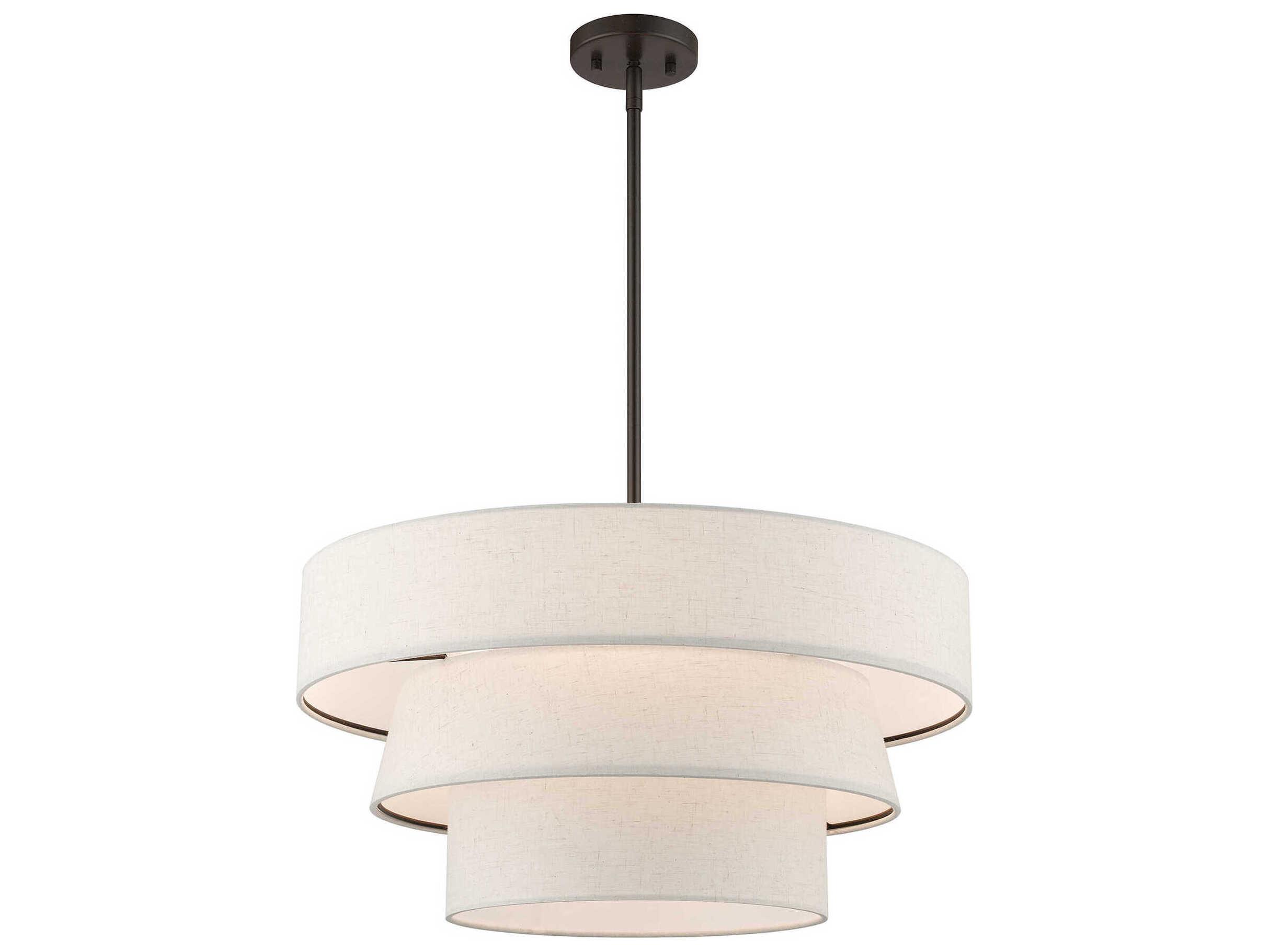 Livex Lighting Chandler 4-Light English Bronze Tiered Pendant